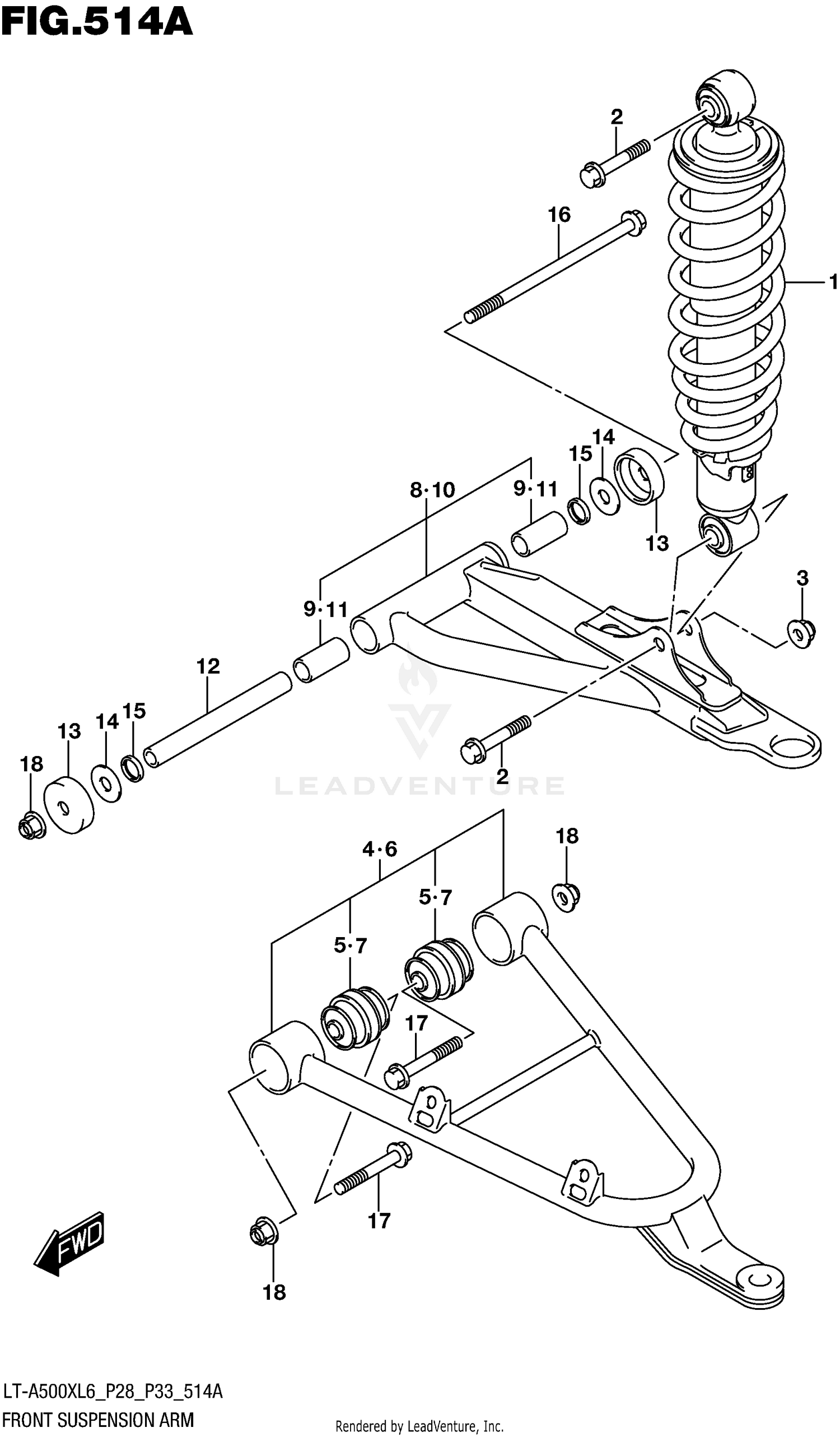 FRONT SUSPENSION ARM