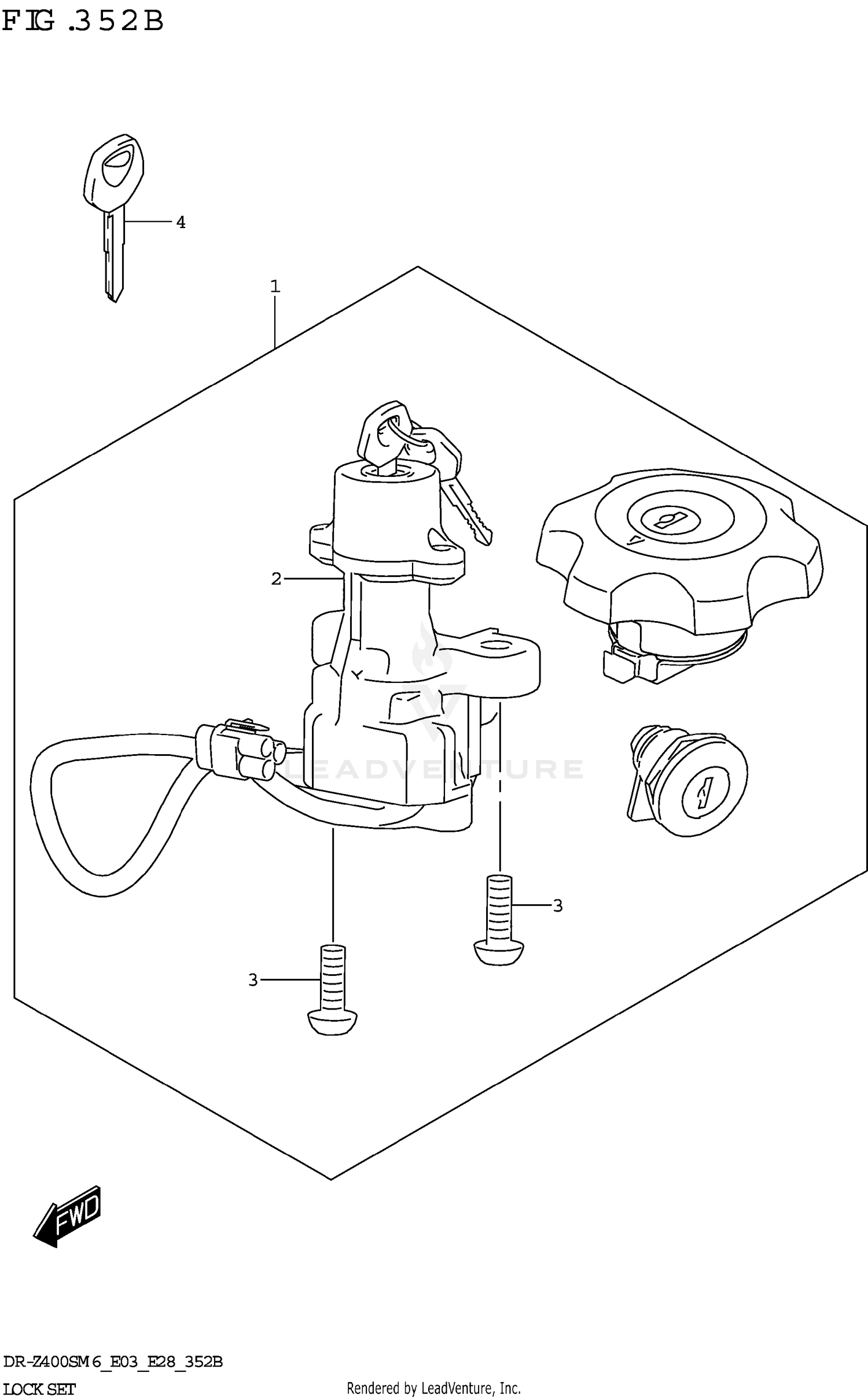 LOCK SET (E03,E28)