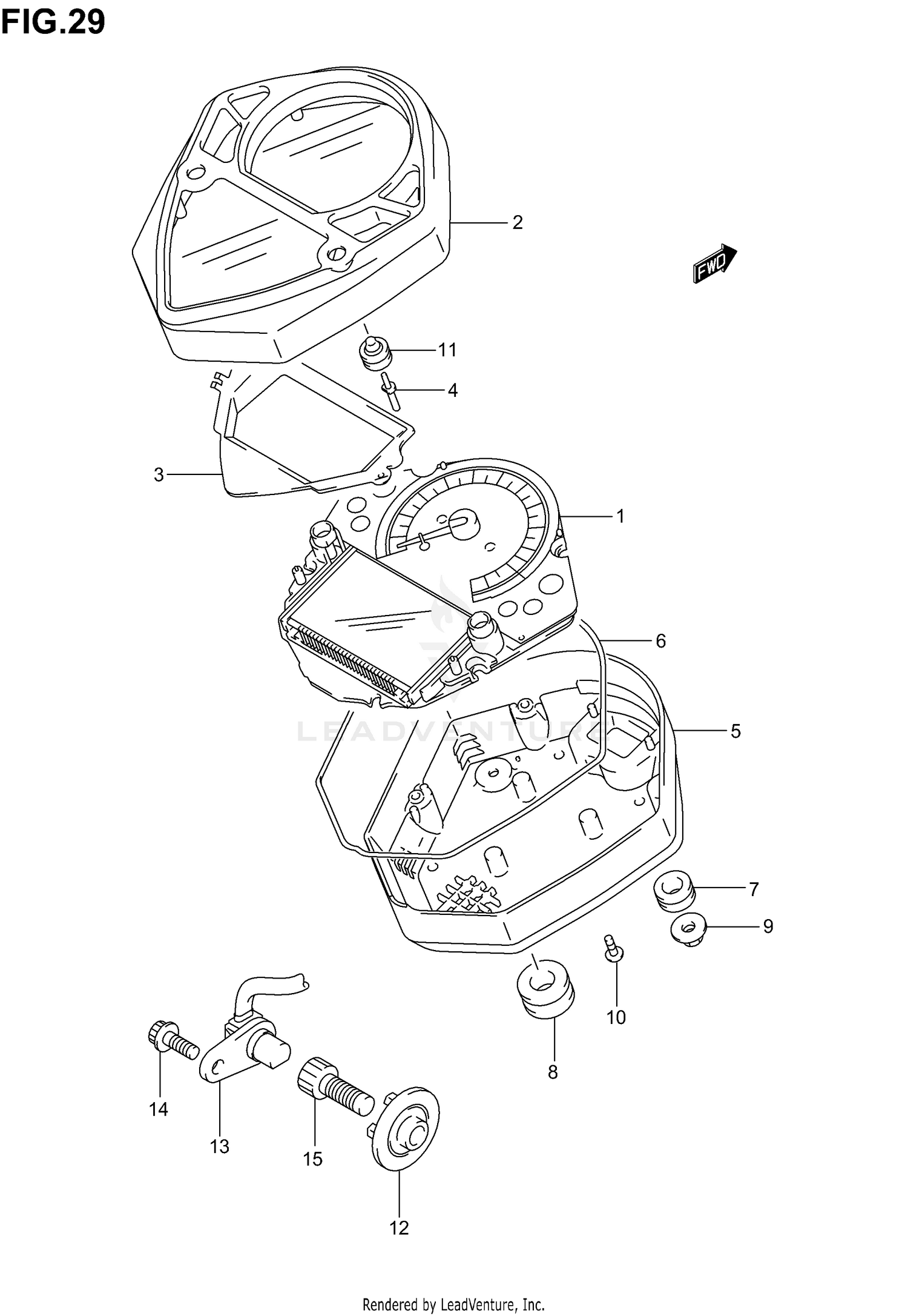 SPEEDOMETER (SV1000SK3/SK4)