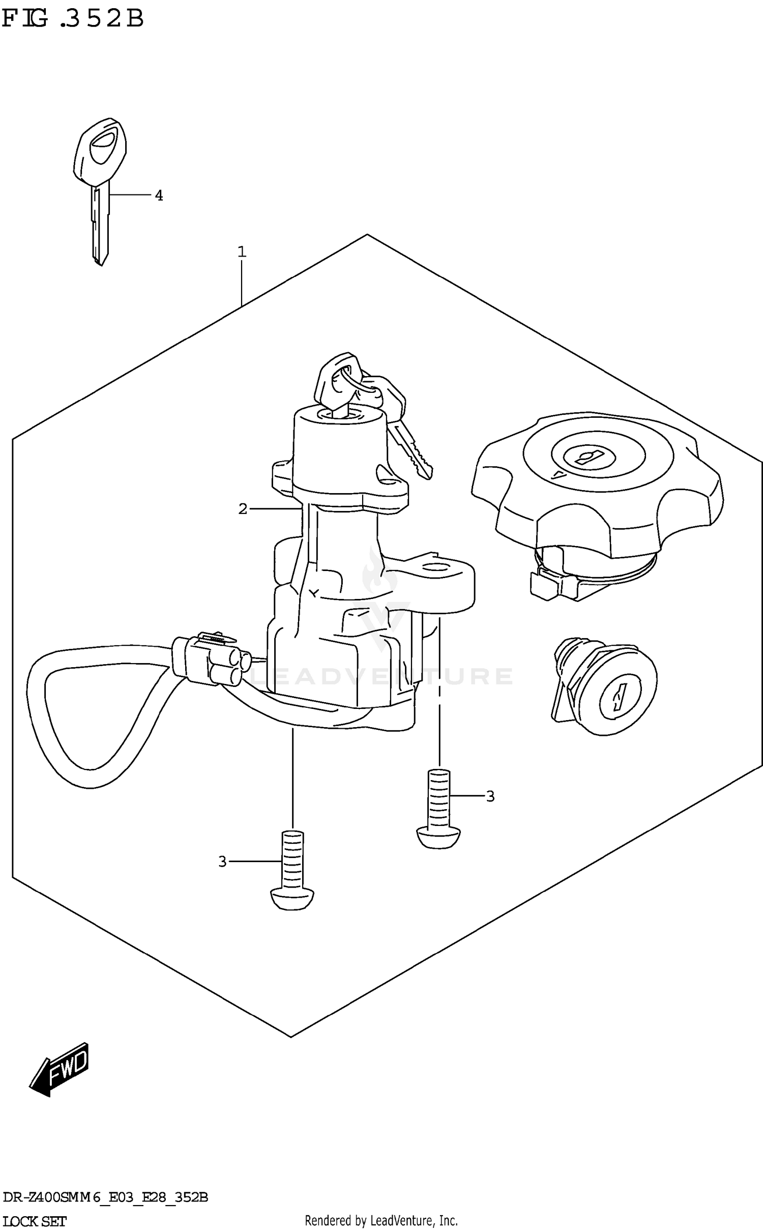 LOCK SET (E03,E28)