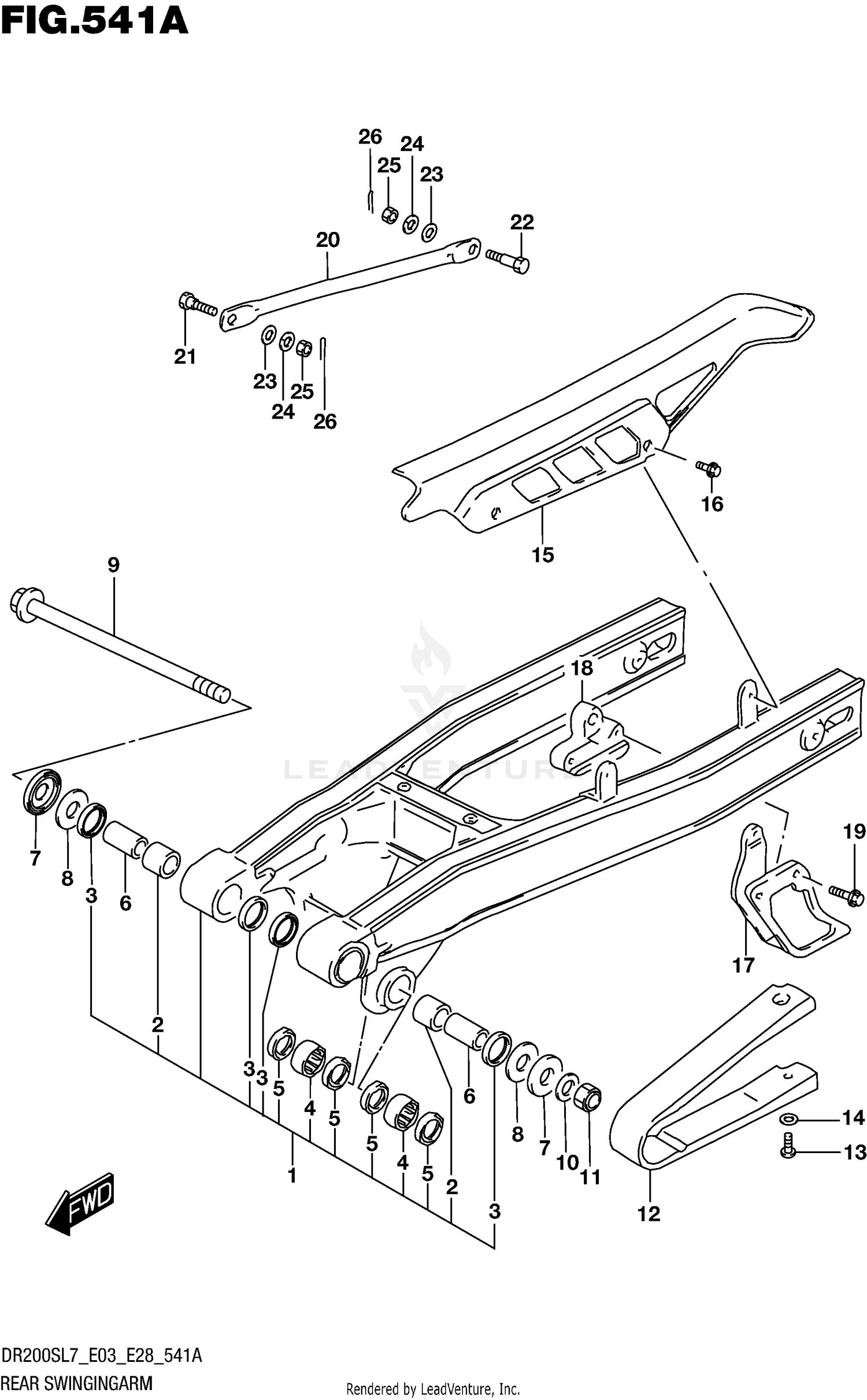 REAR SWINGINGARM
