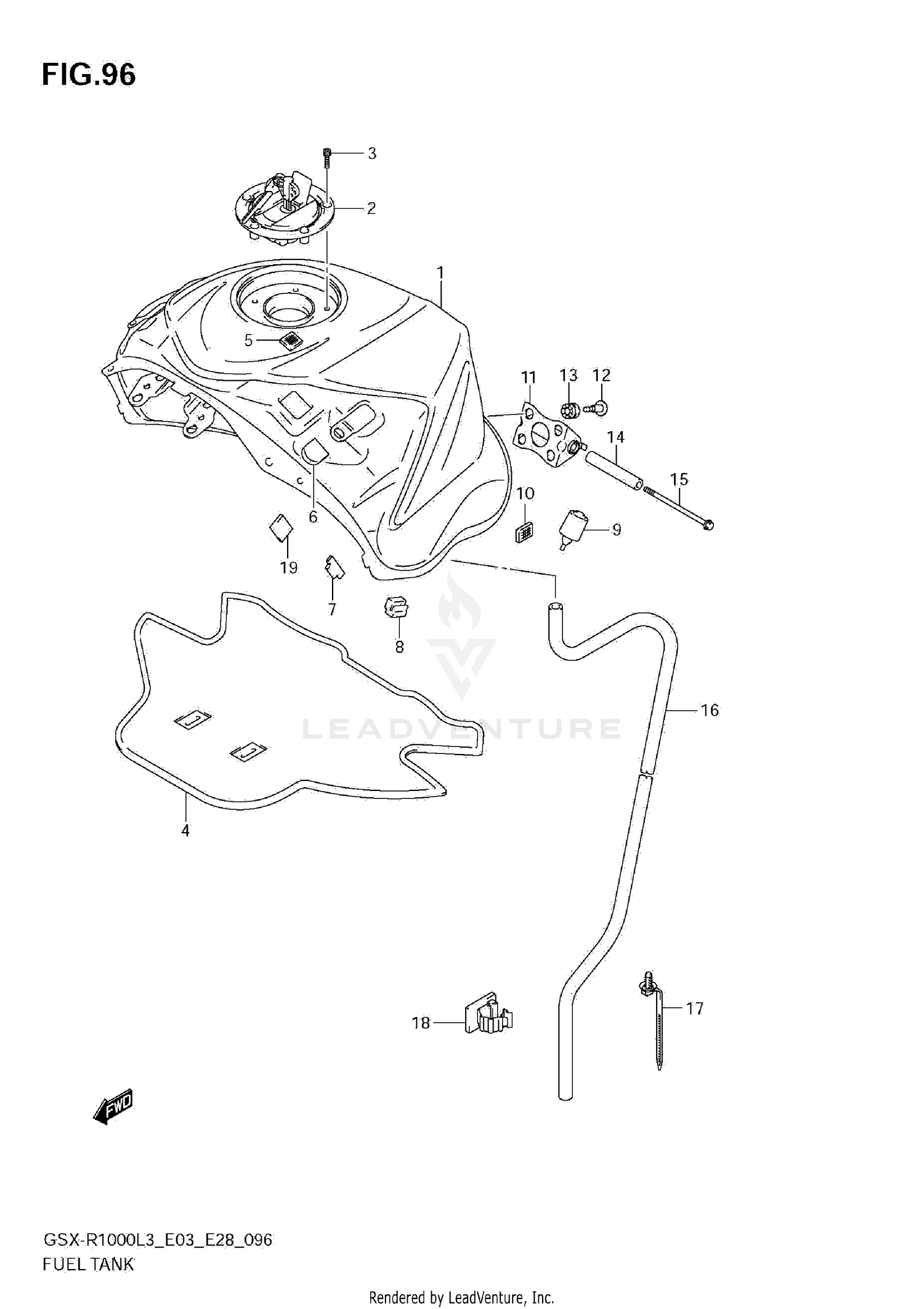 FUEL TANK (GSX-R1000L3 E33)