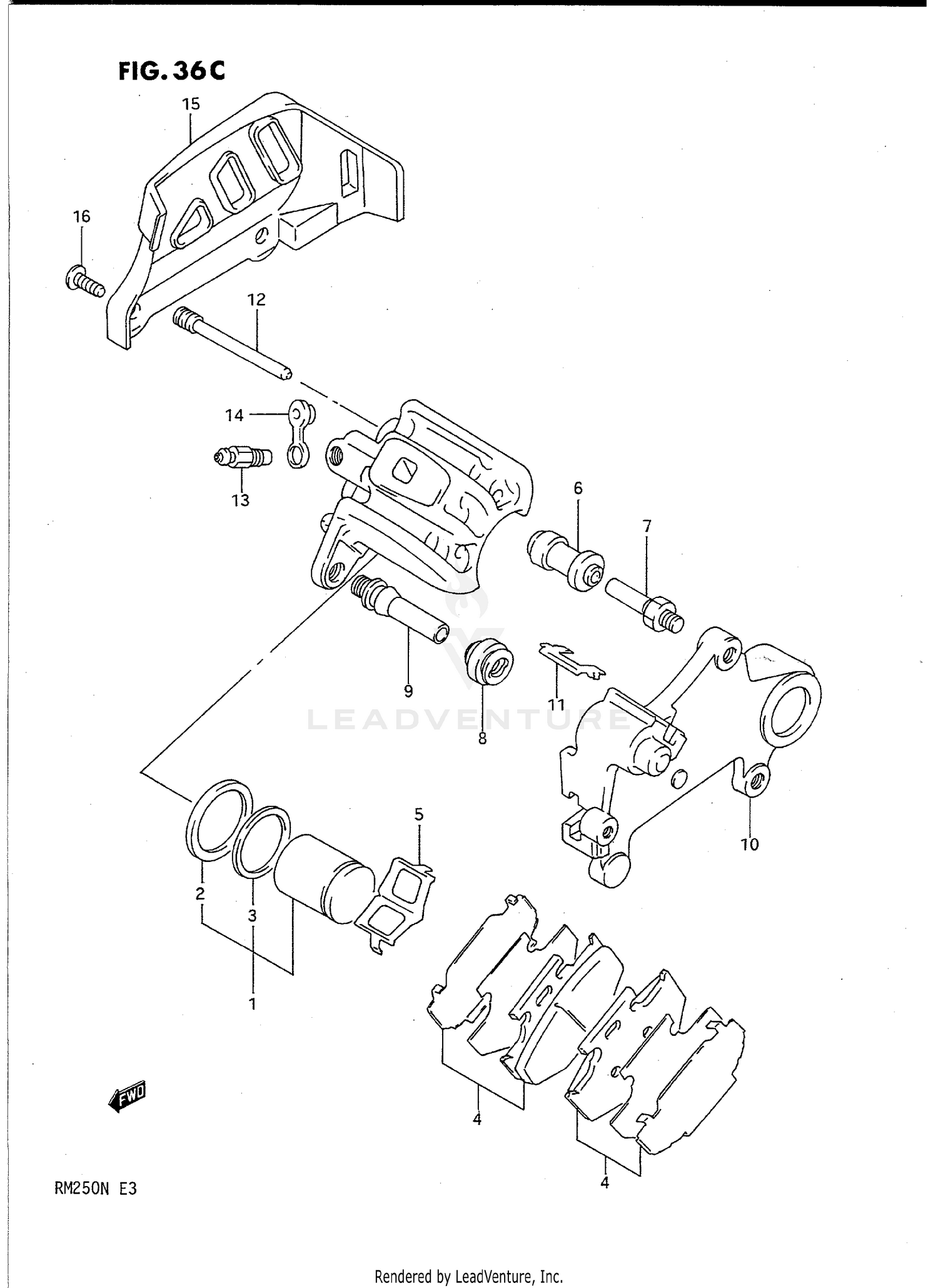 REAR CALIPERS (MODEL N)