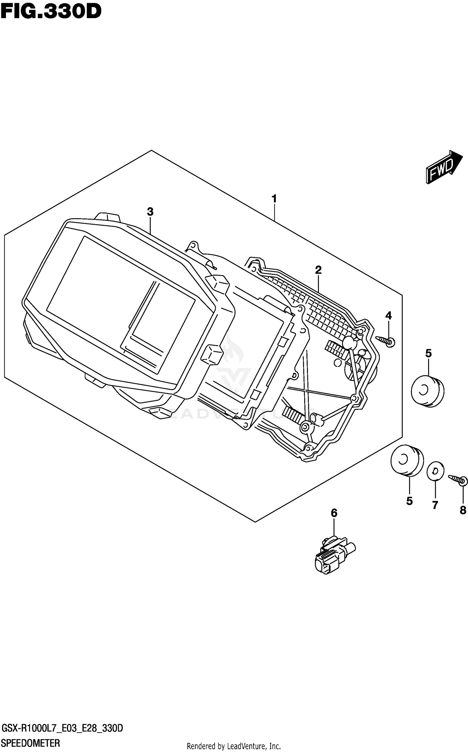 SPEEDOMETER (GSX-R1000AL7 E03)