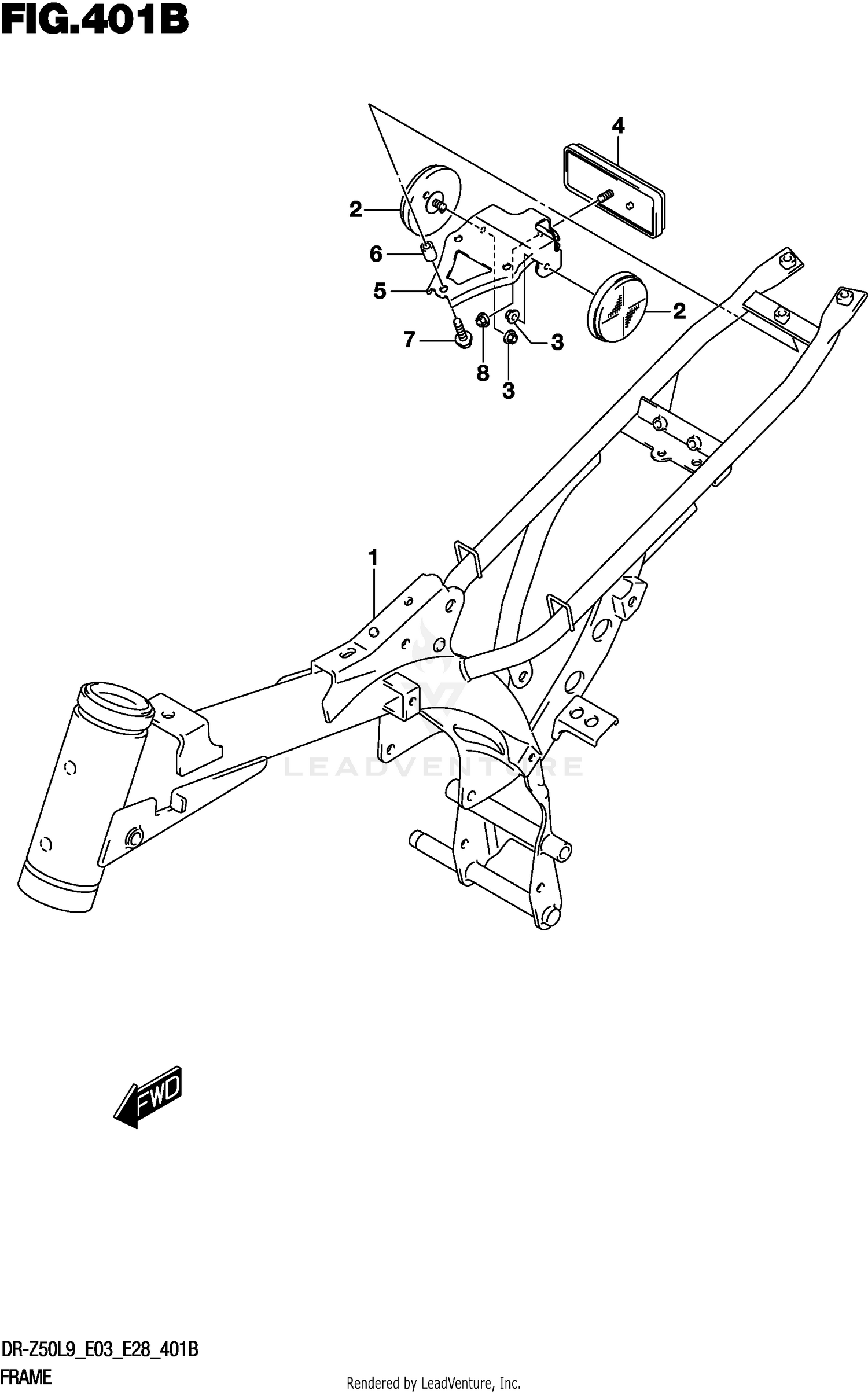 FRAME (DR-Z50L9 E28)