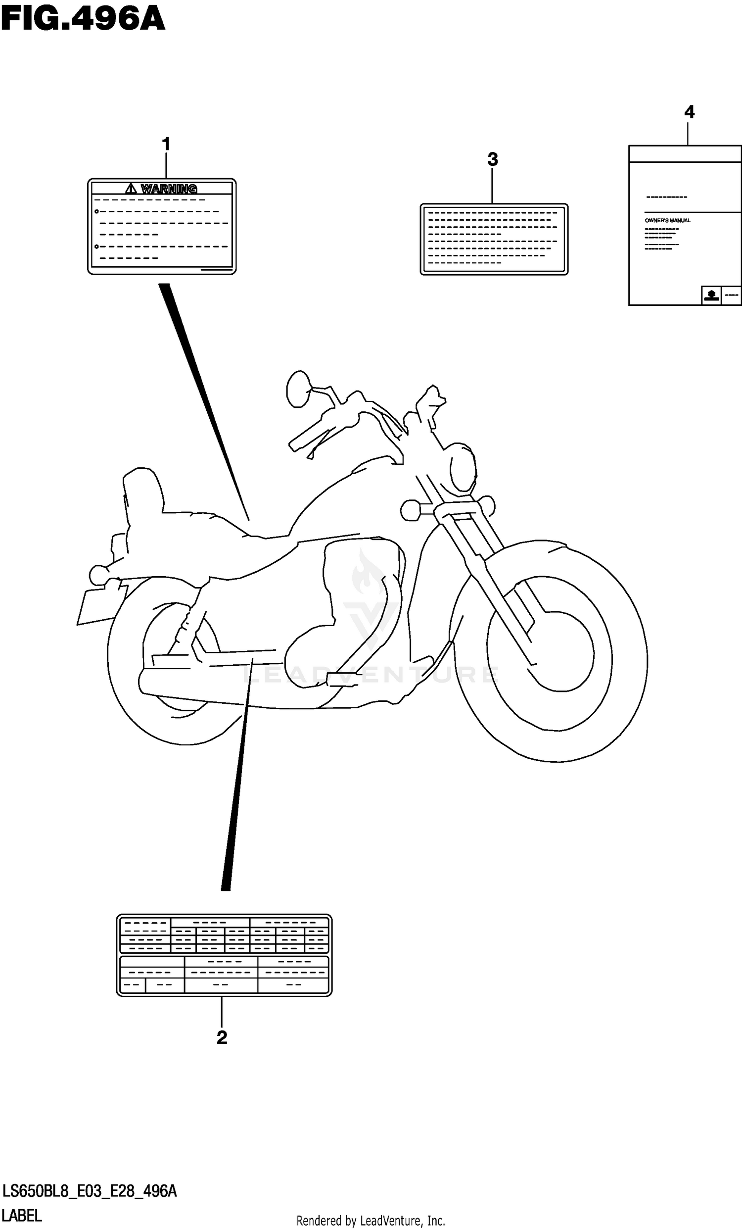 LABEL (LS650BL8 E03)