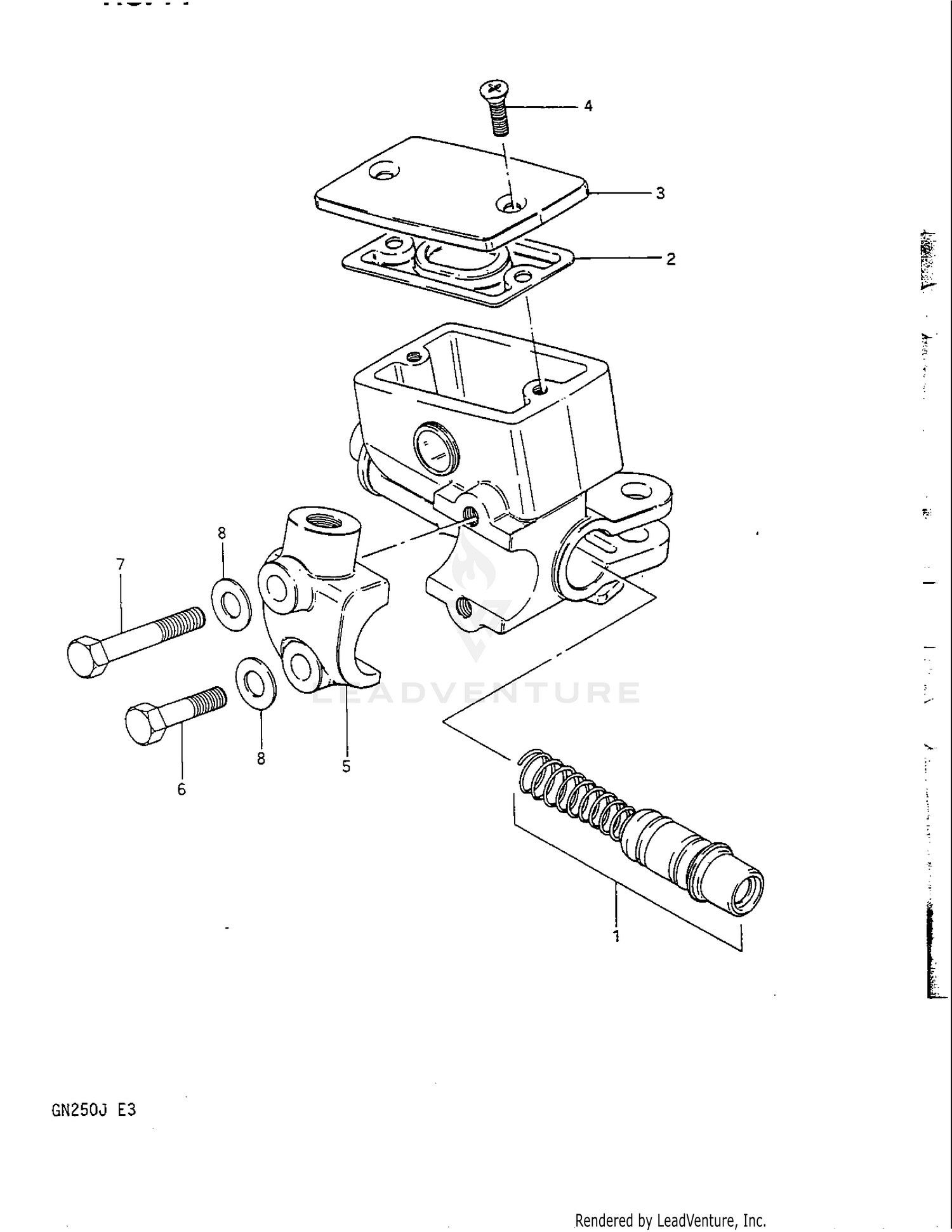 MASTER CYLINDER (MODEL J)