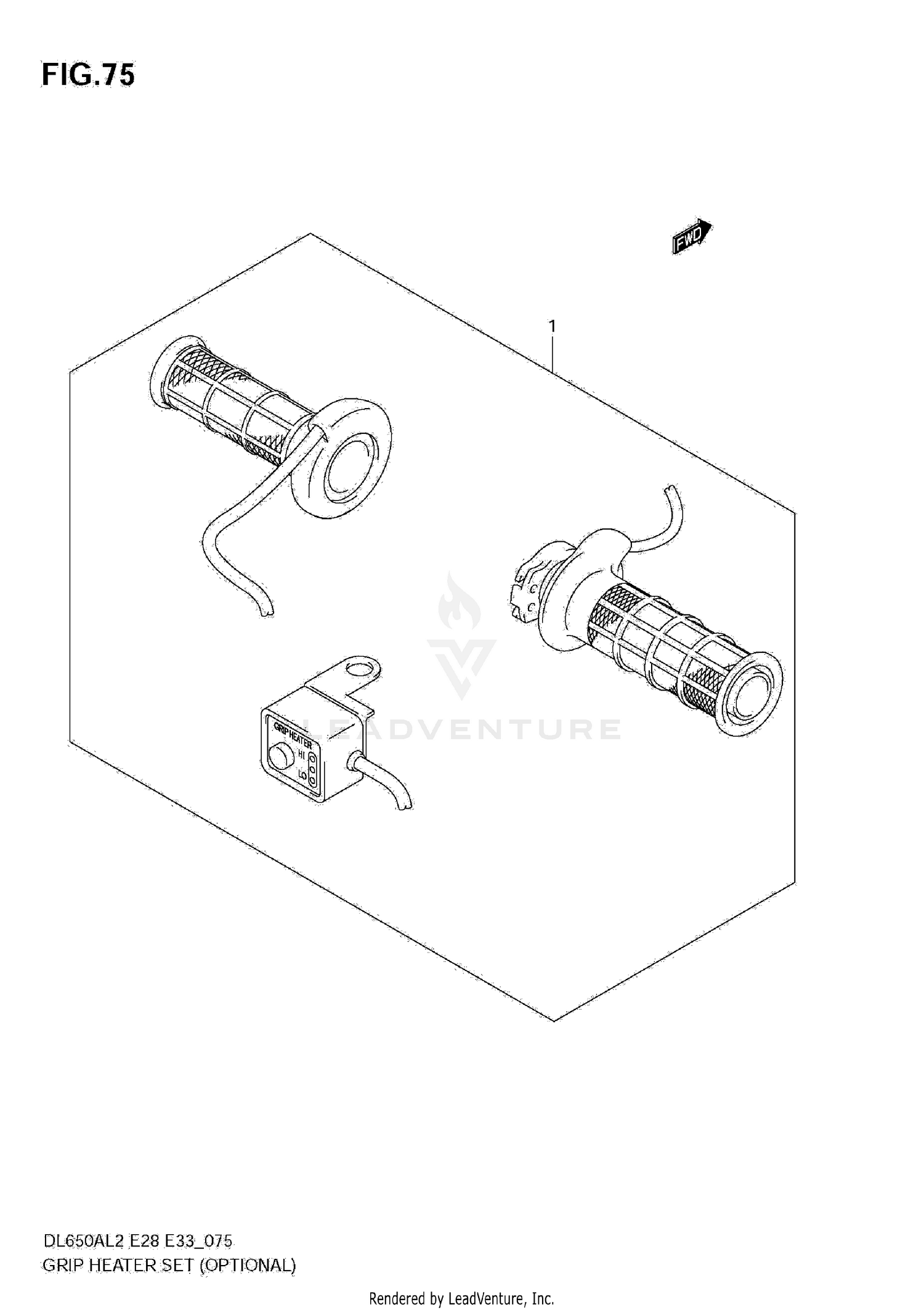 GRIP HEATER SET (OPTIONAL)