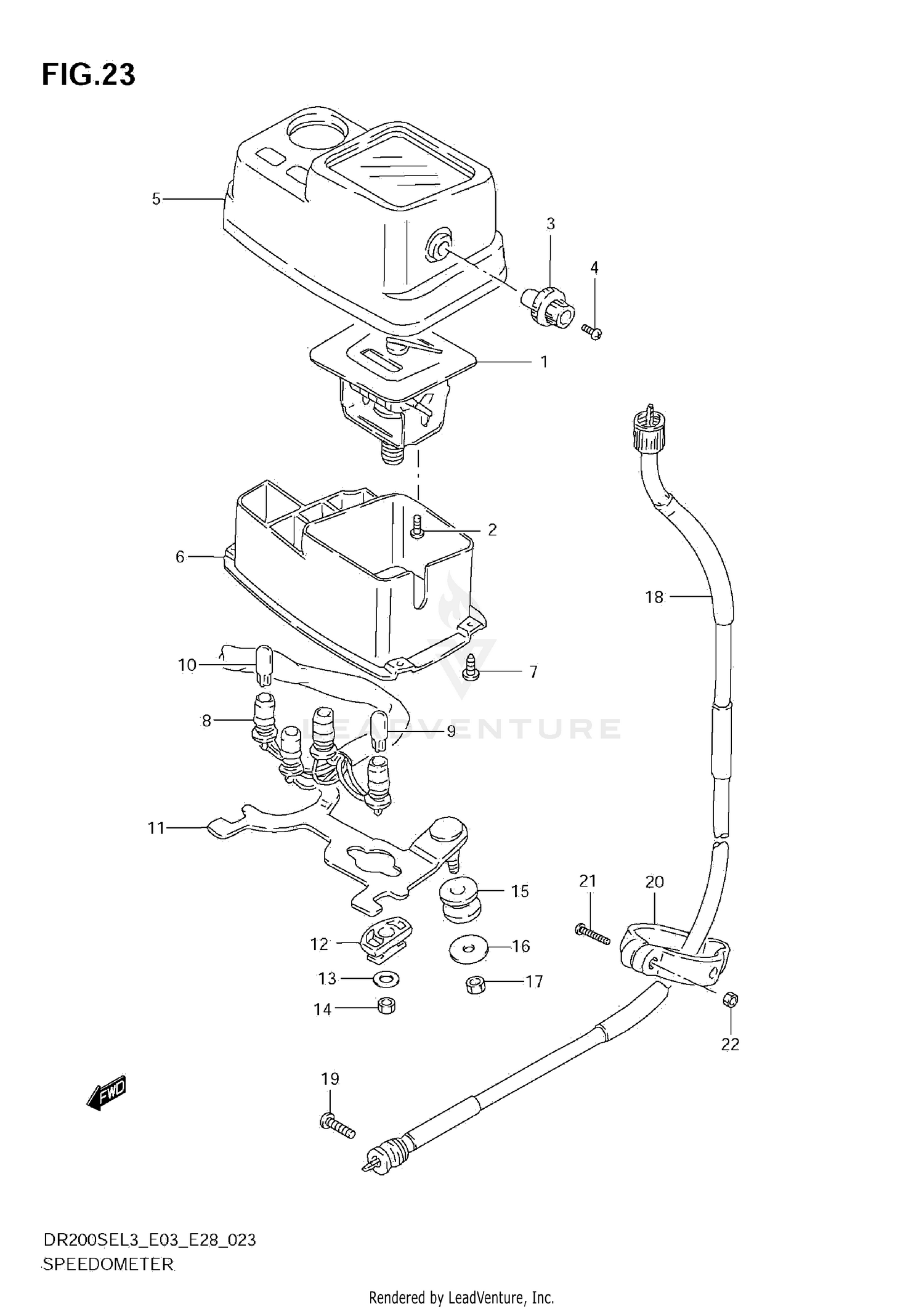 SPEEDOMETER (DR200SEL3 E03)