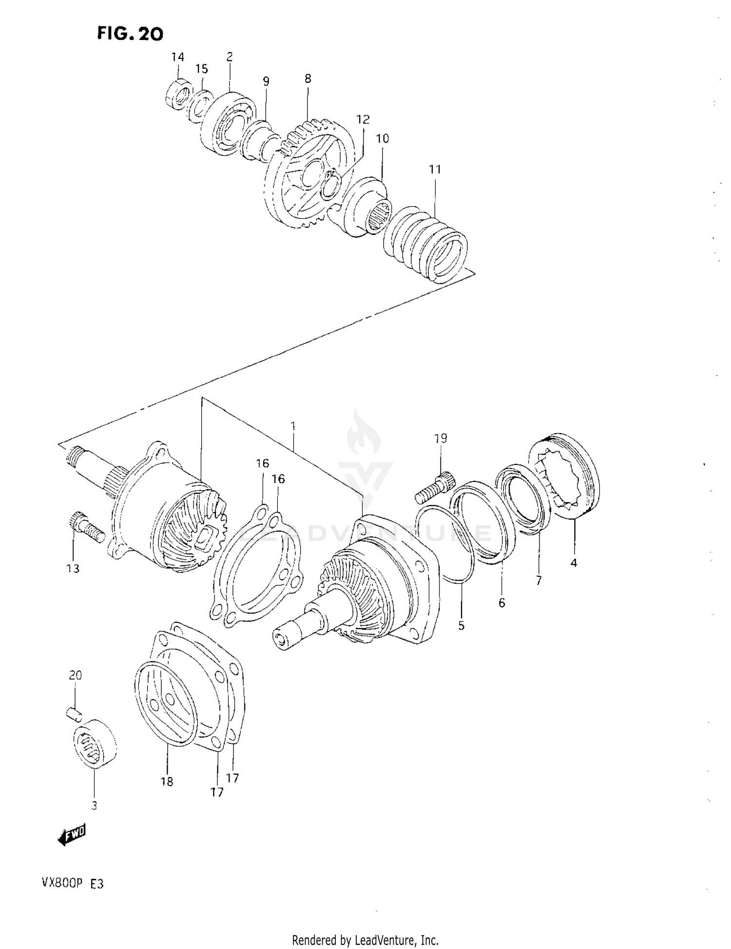 SECONDARY DRIVE GEAR