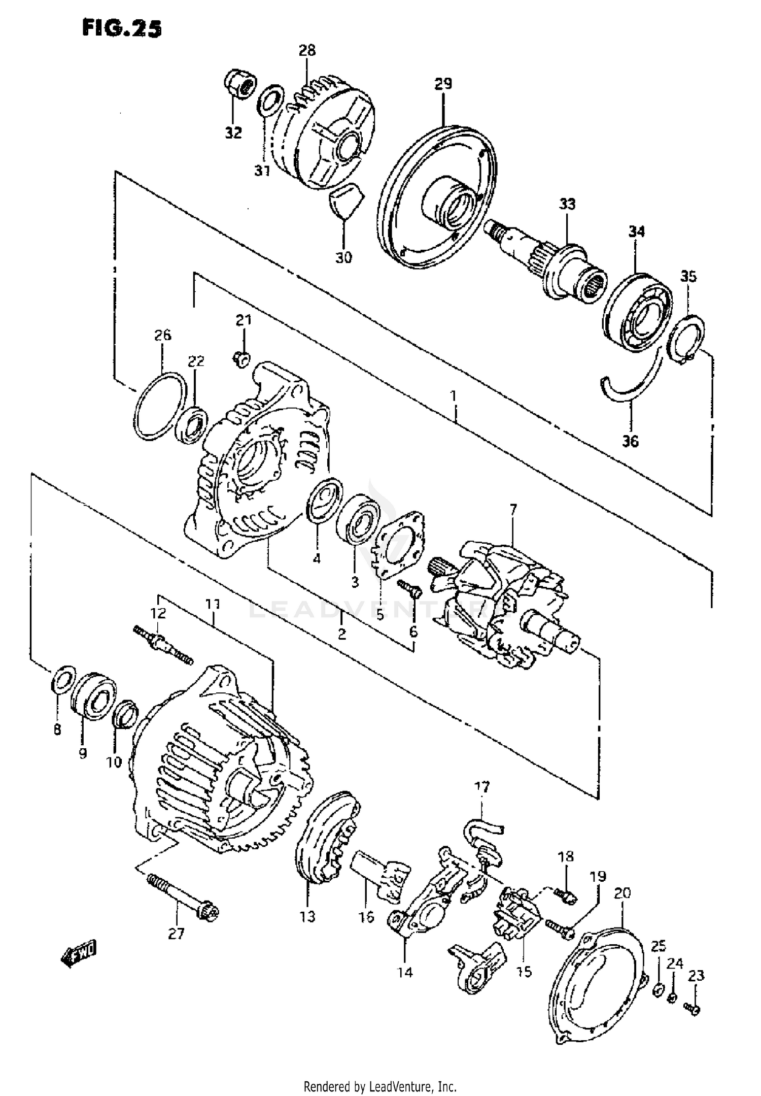 ALTERNATOR (MODEL R)