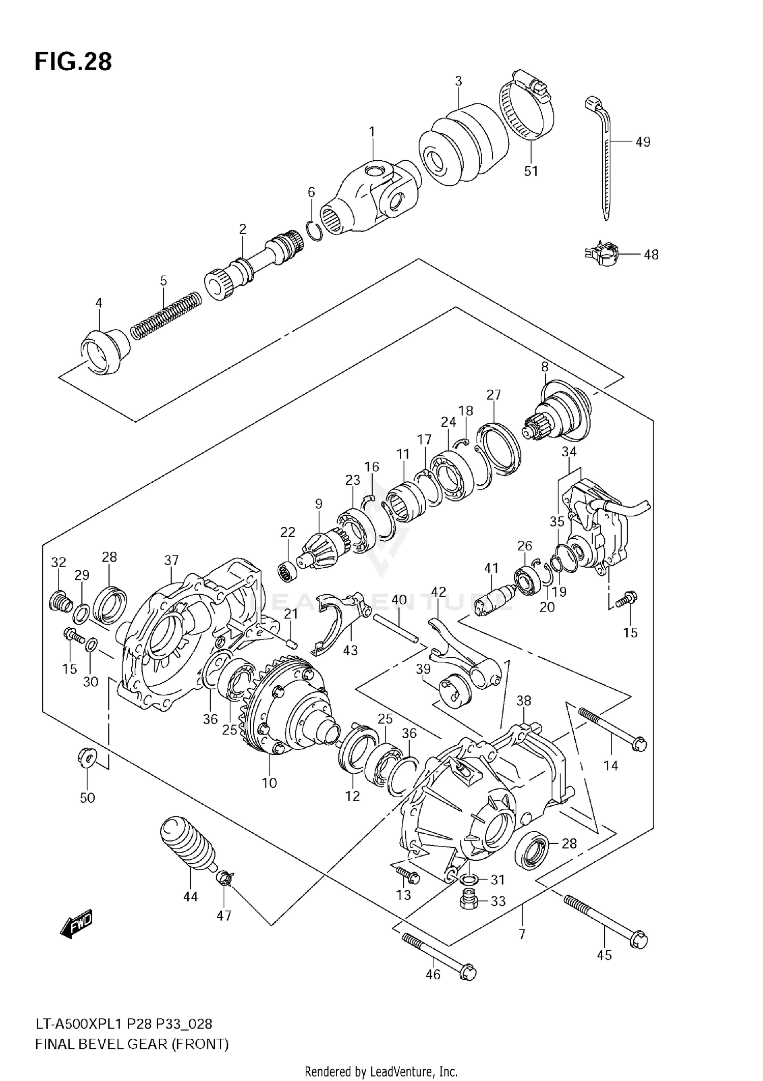 FINAL BEVEL GEAR (FRONT)