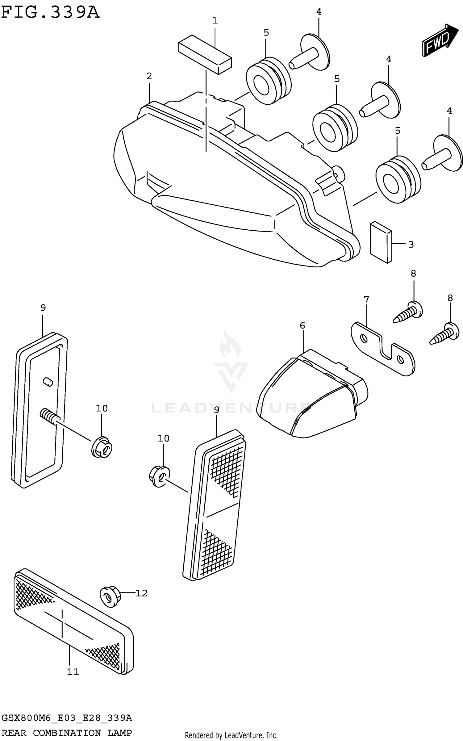 REAR COMBINATION LAMP
