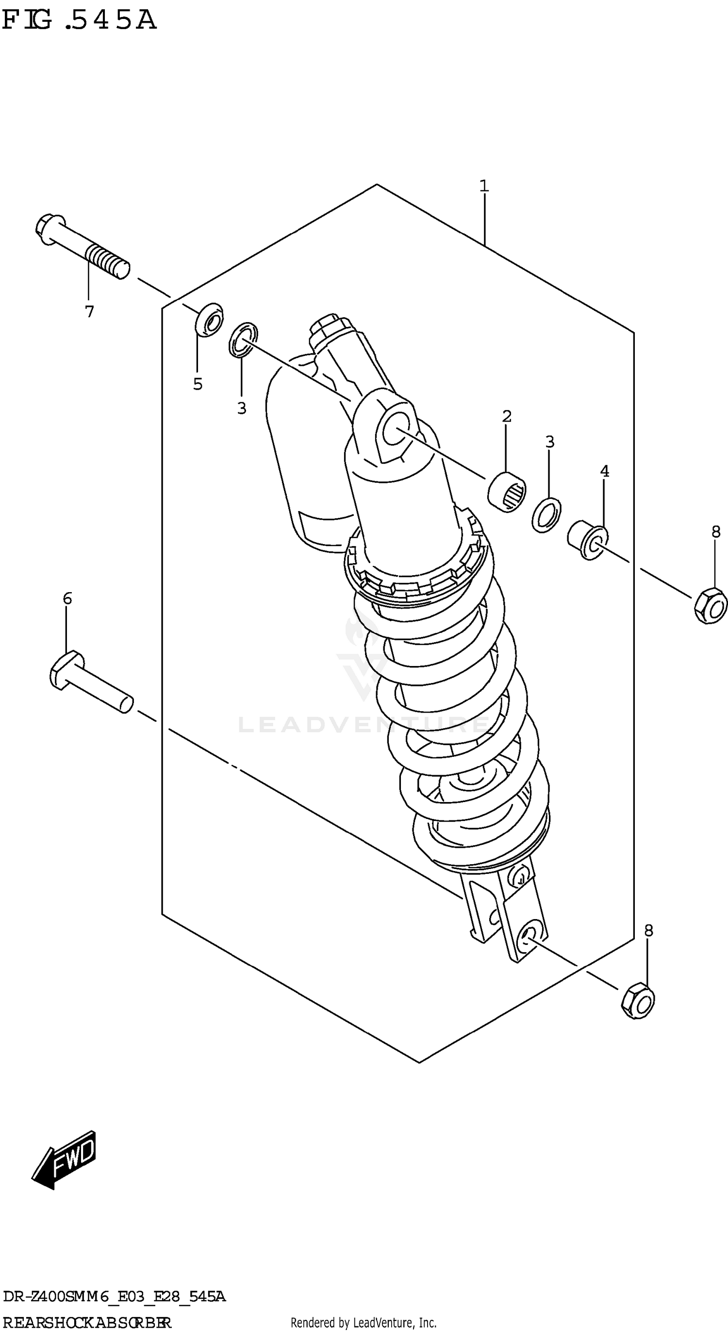 REAR SHOCK ABSORBER