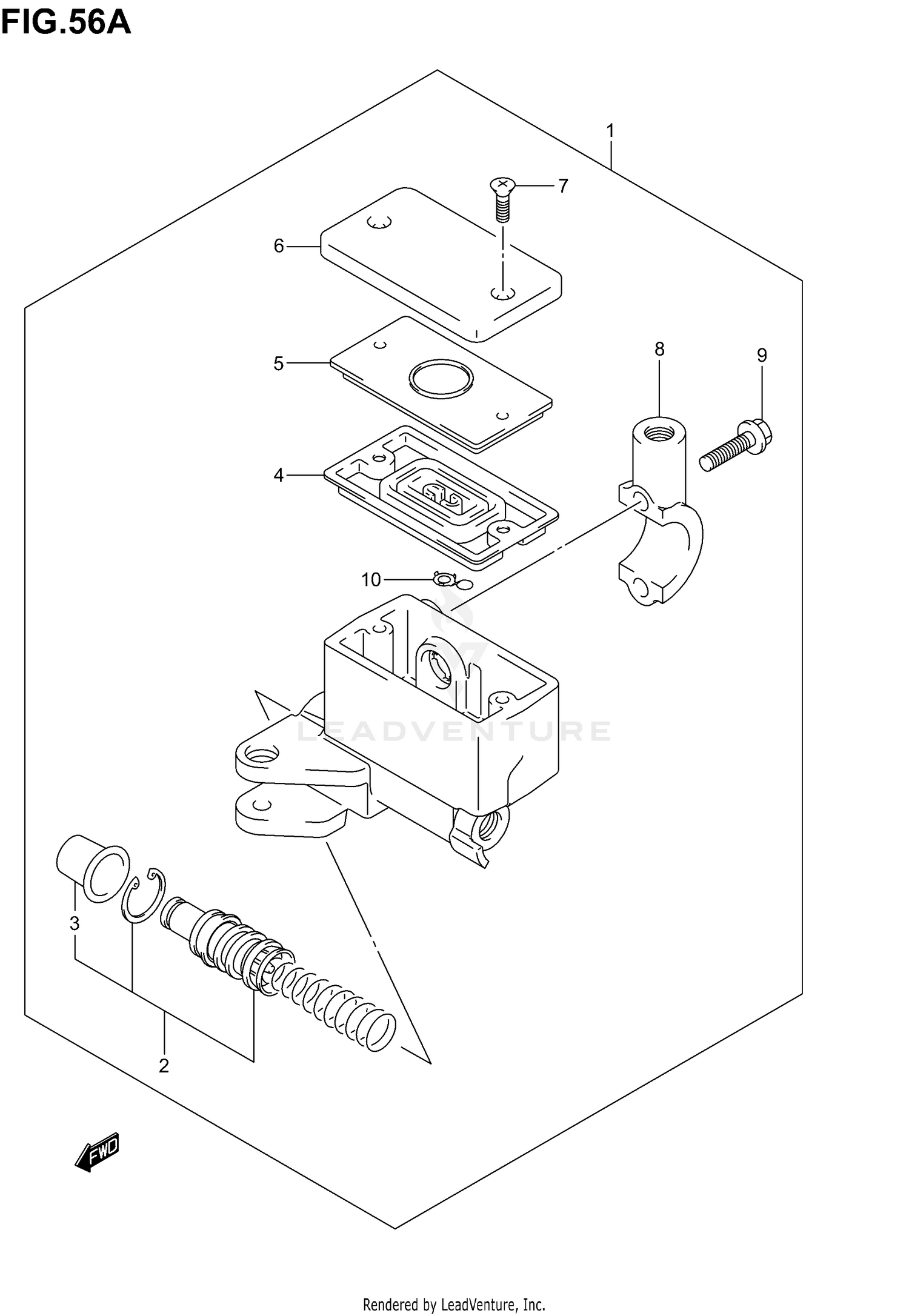 FRONT MASTER CYLINDER (SV1000K3)