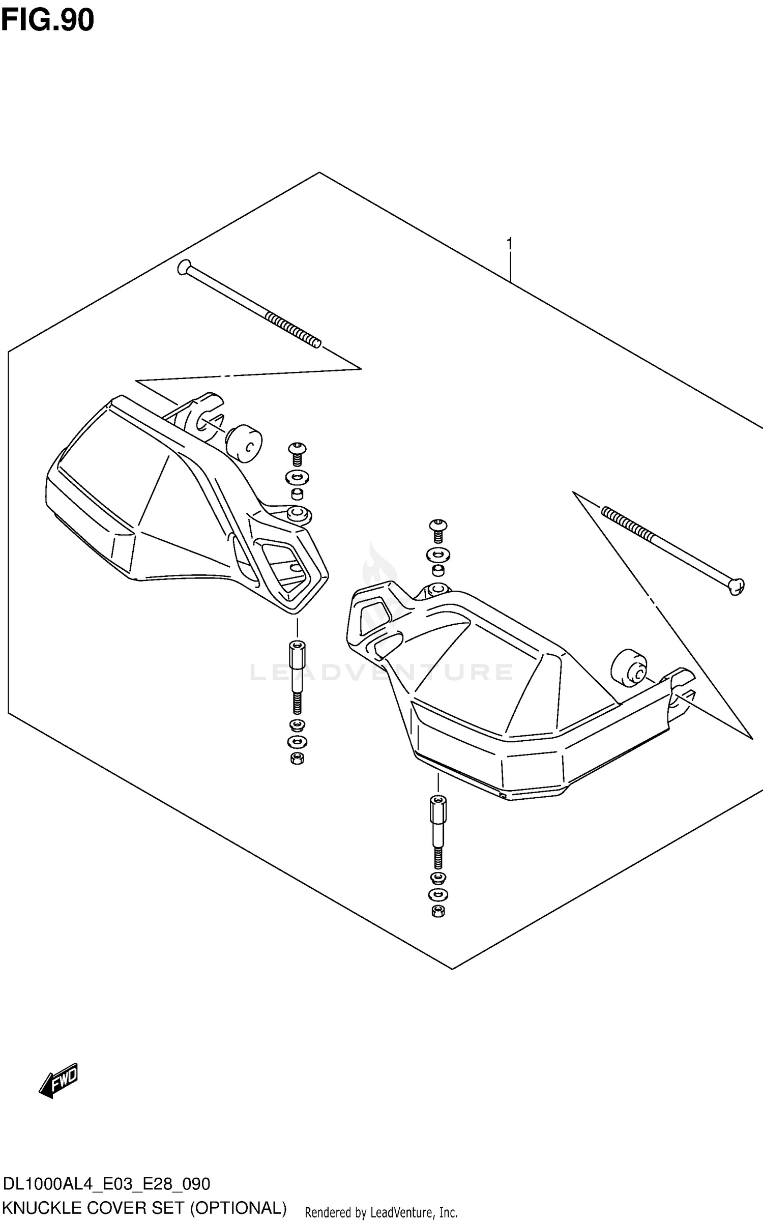 KNUCKLE COVER SET (OPTIONAL)