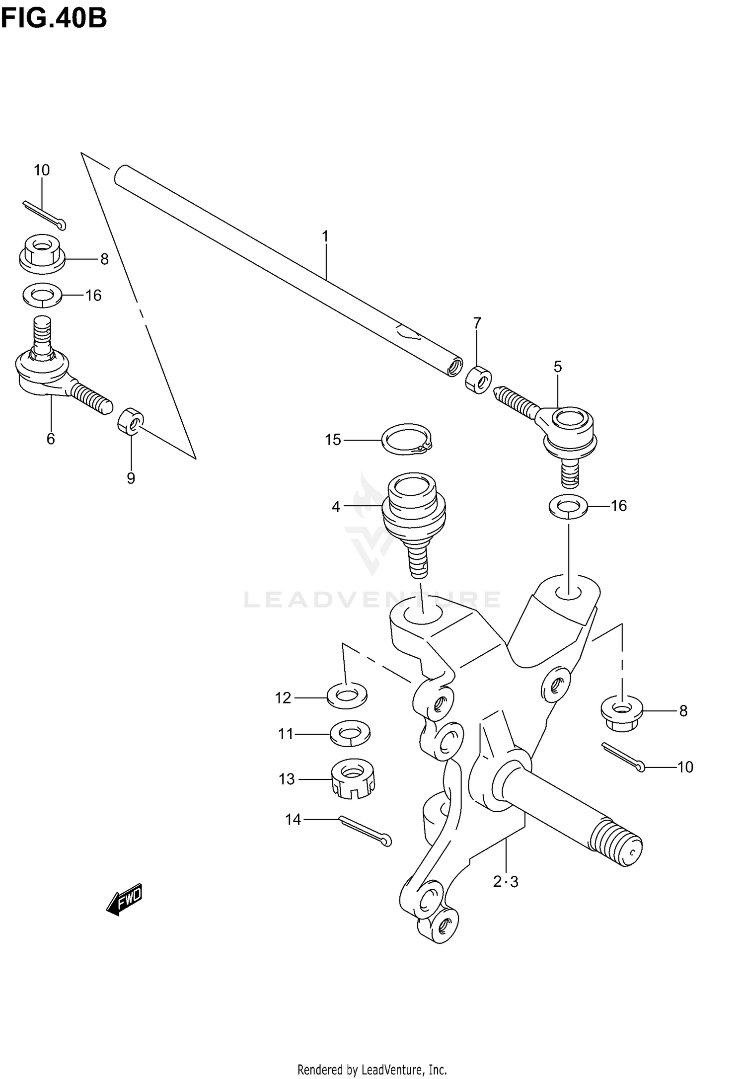 STEERING KNUCKLE (MODEL K5/K6)