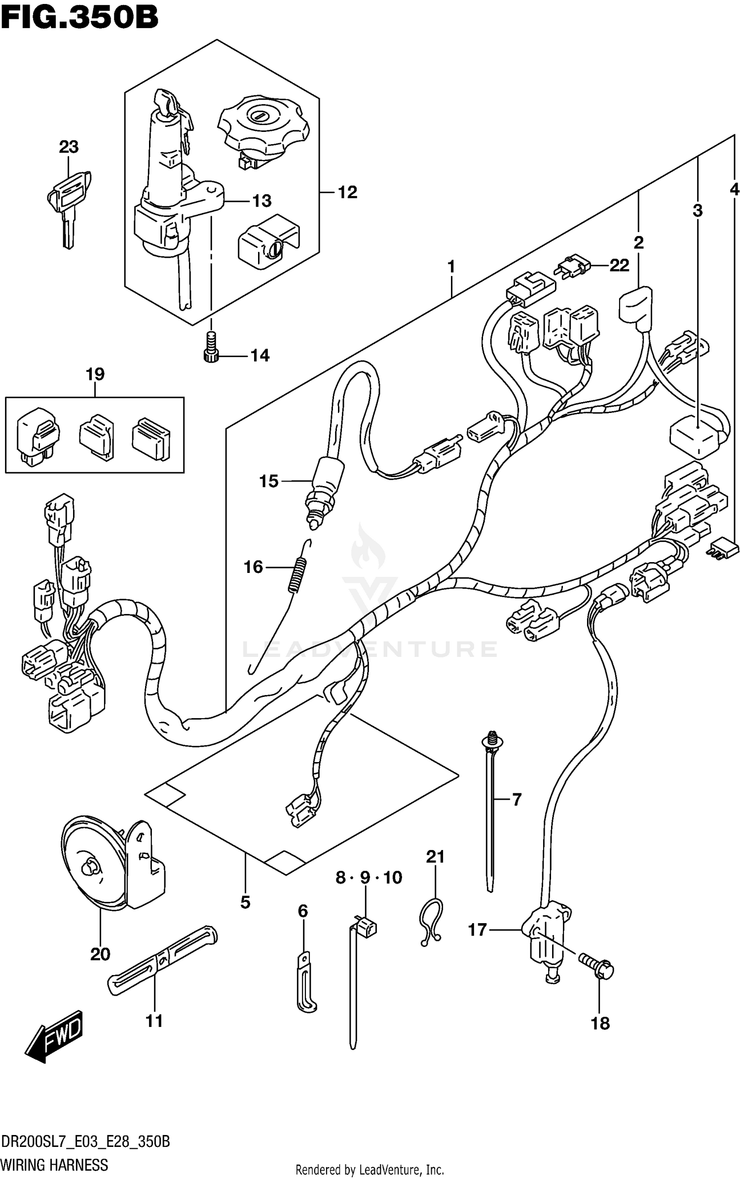 WIRING HARNESS (DR200SL7 E28)