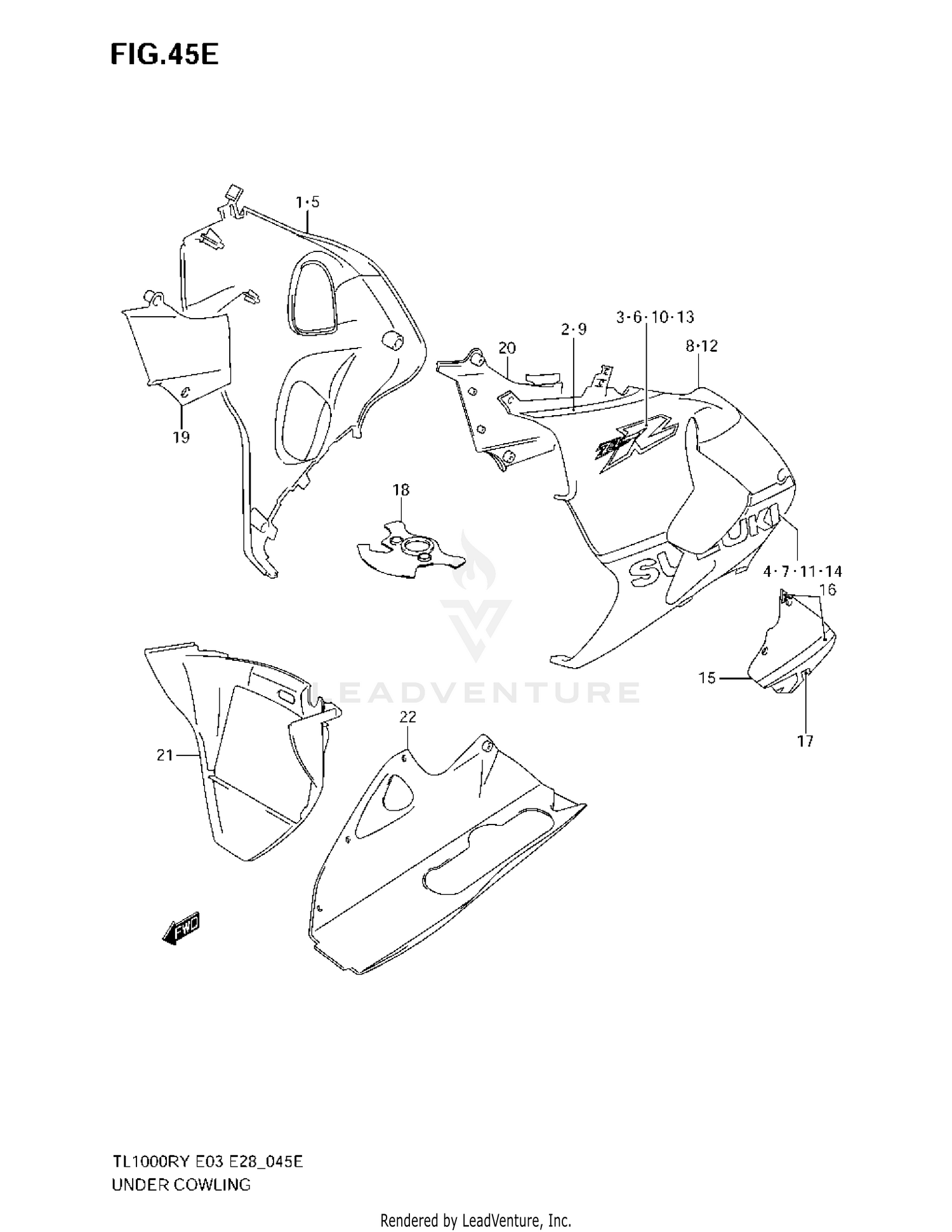 UNDER COWLING (MODEL K3)