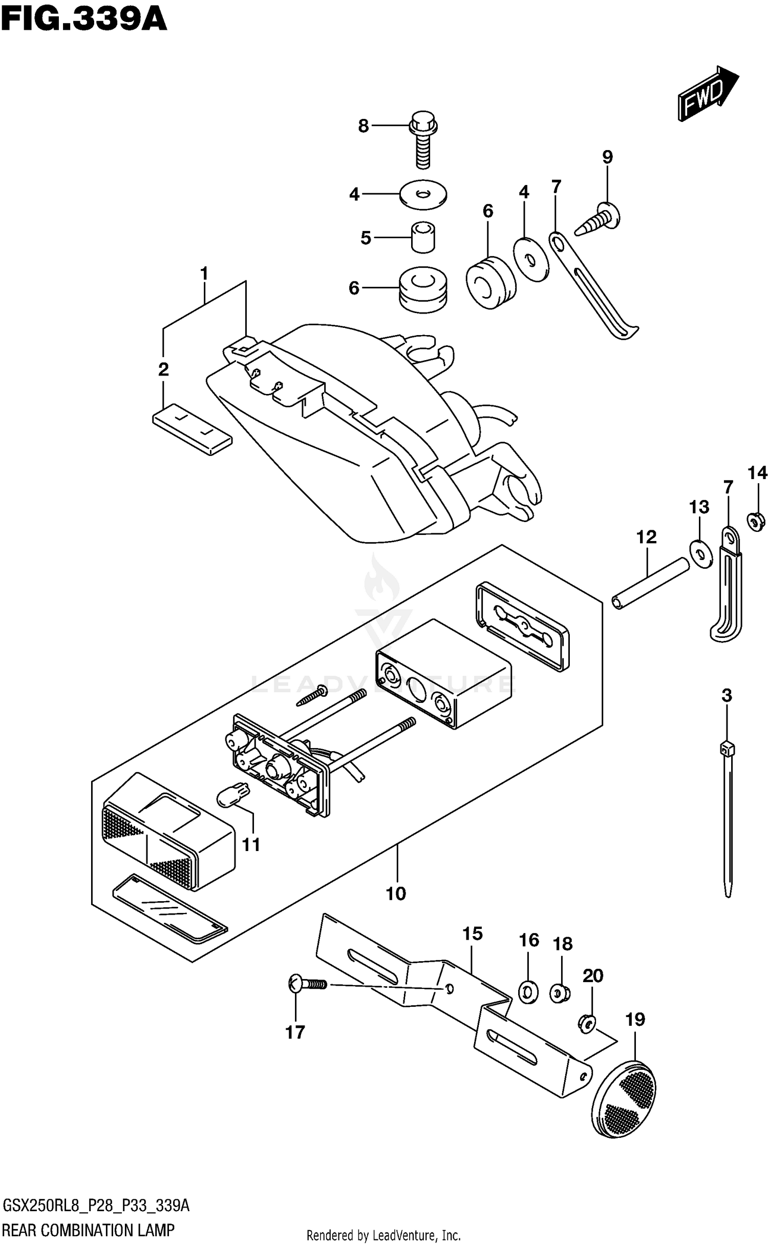 REAR COMBINATION LAMP