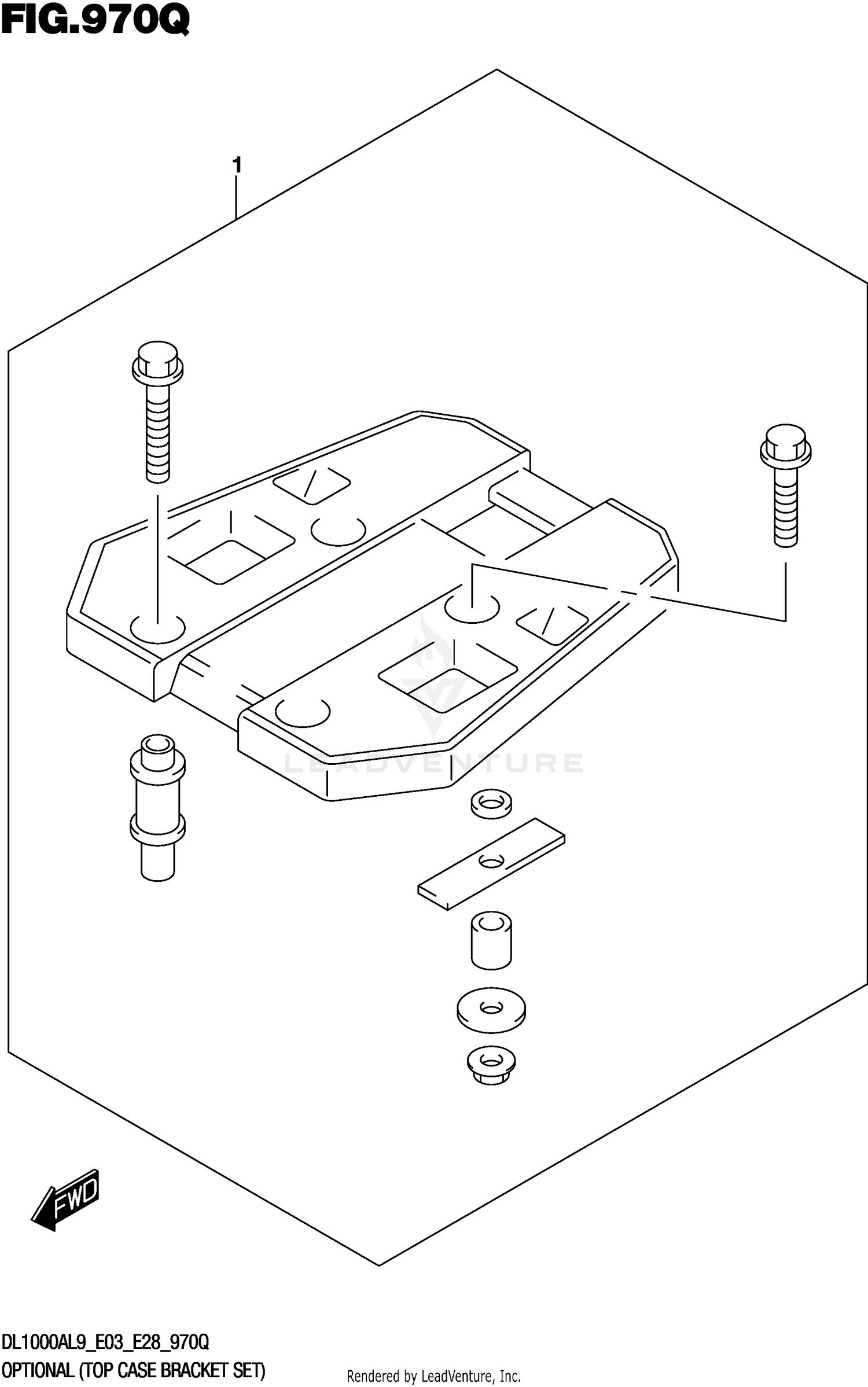 OPTIONAL (TOP CASE BRACKET SET)