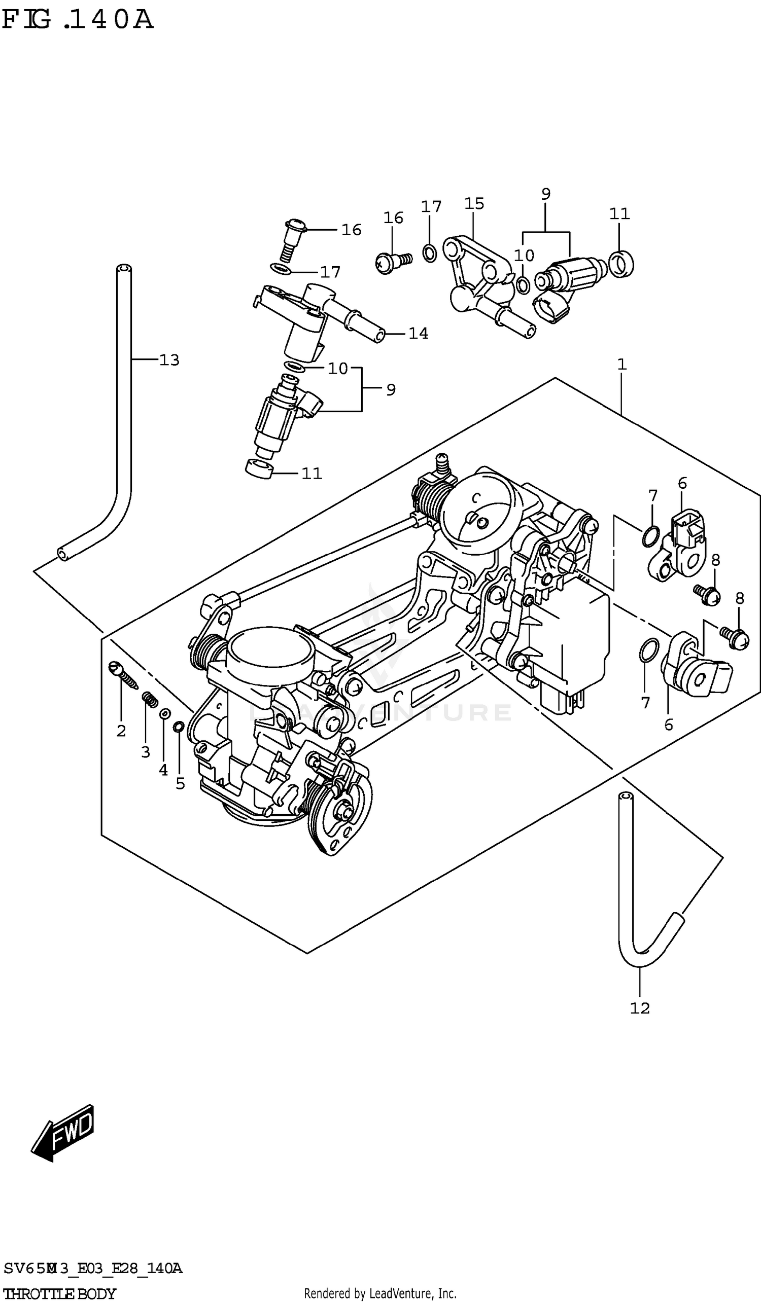 THROTTLE BODY (E03,E28)