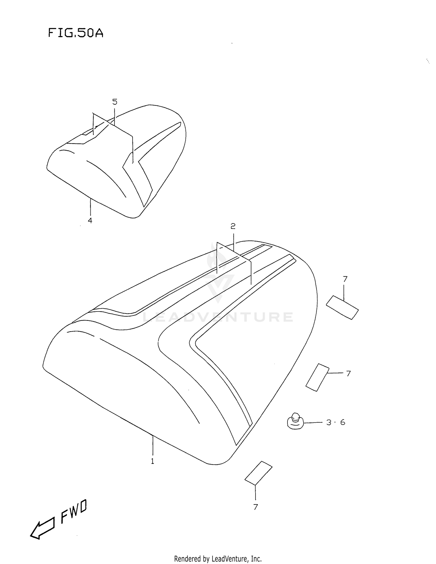 SEAT TAIL BOX (MODEL V)