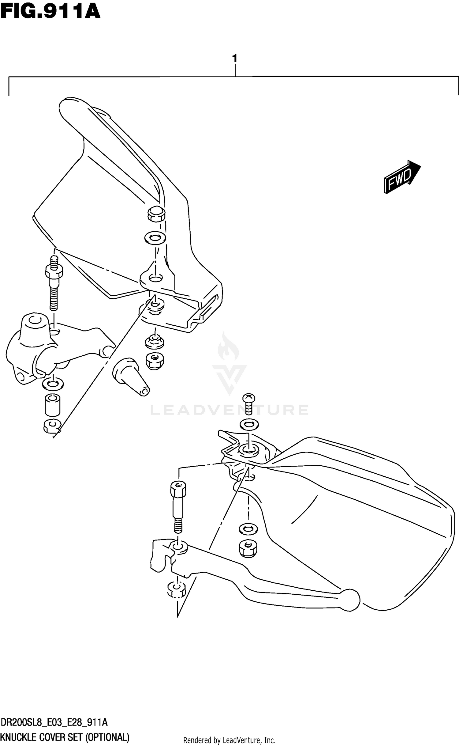 KNUCKLE COVER SET (OPTIONAL)