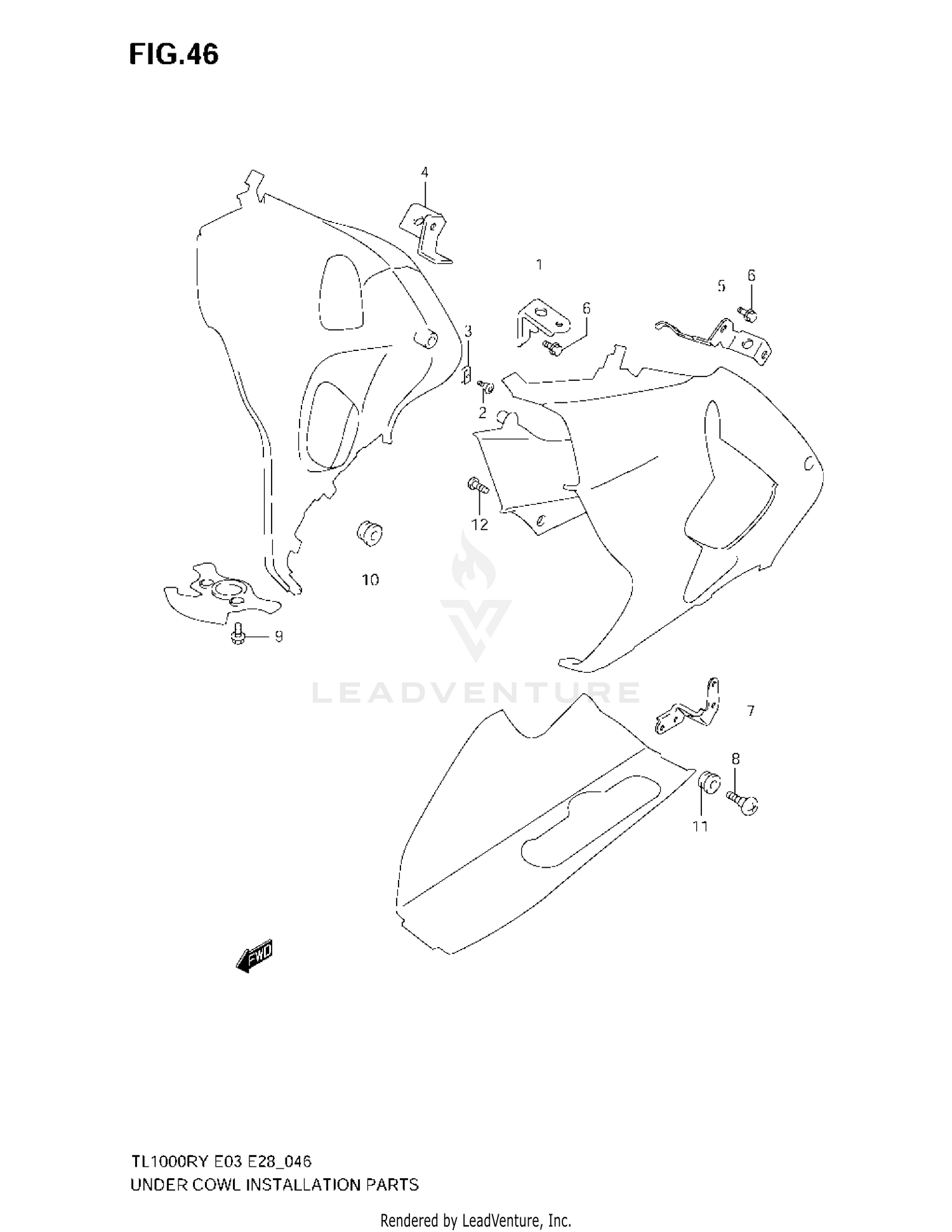 UNDER COWL INSTALLATION PARTS
