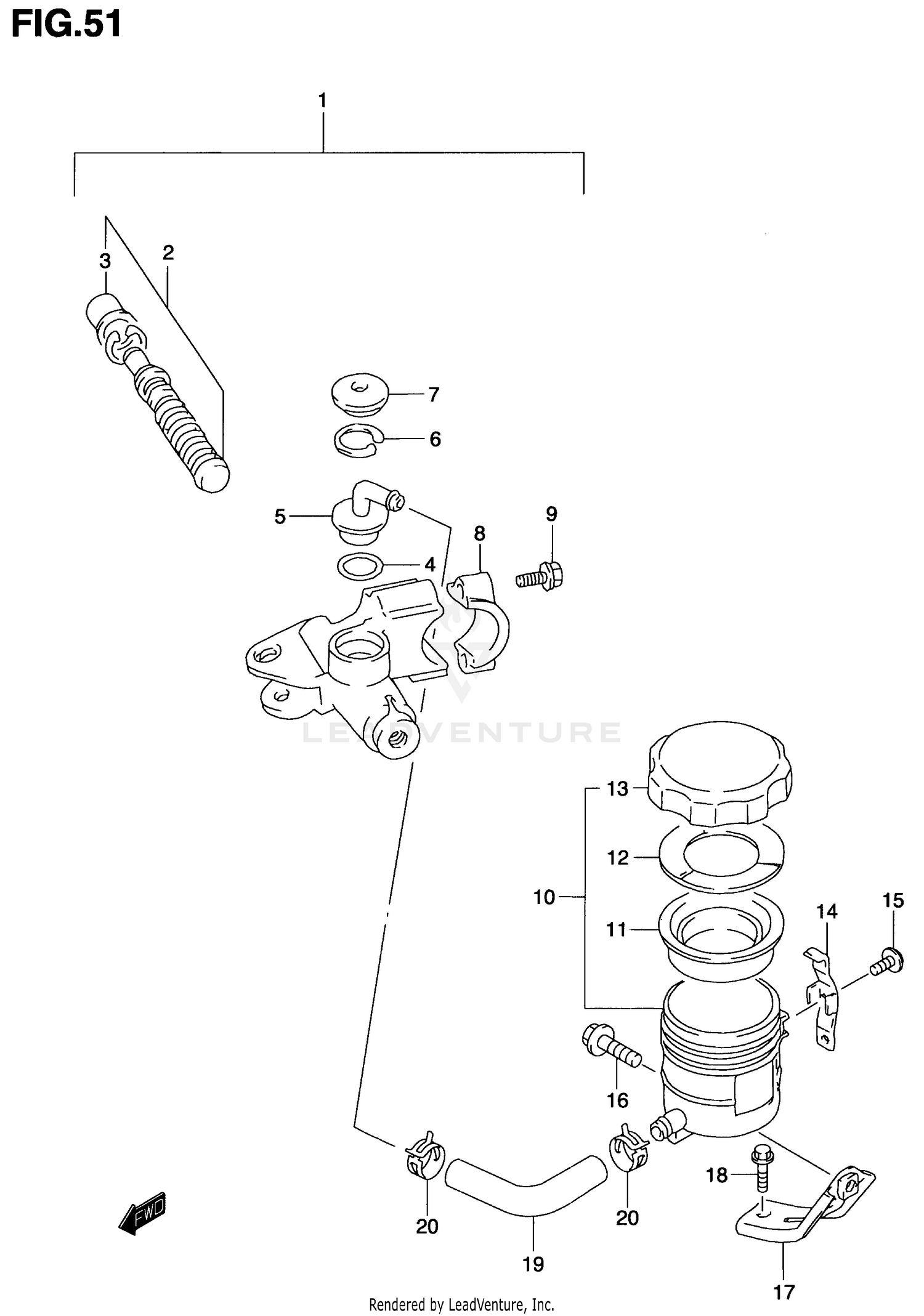 FRONT MASTER CYLINDER