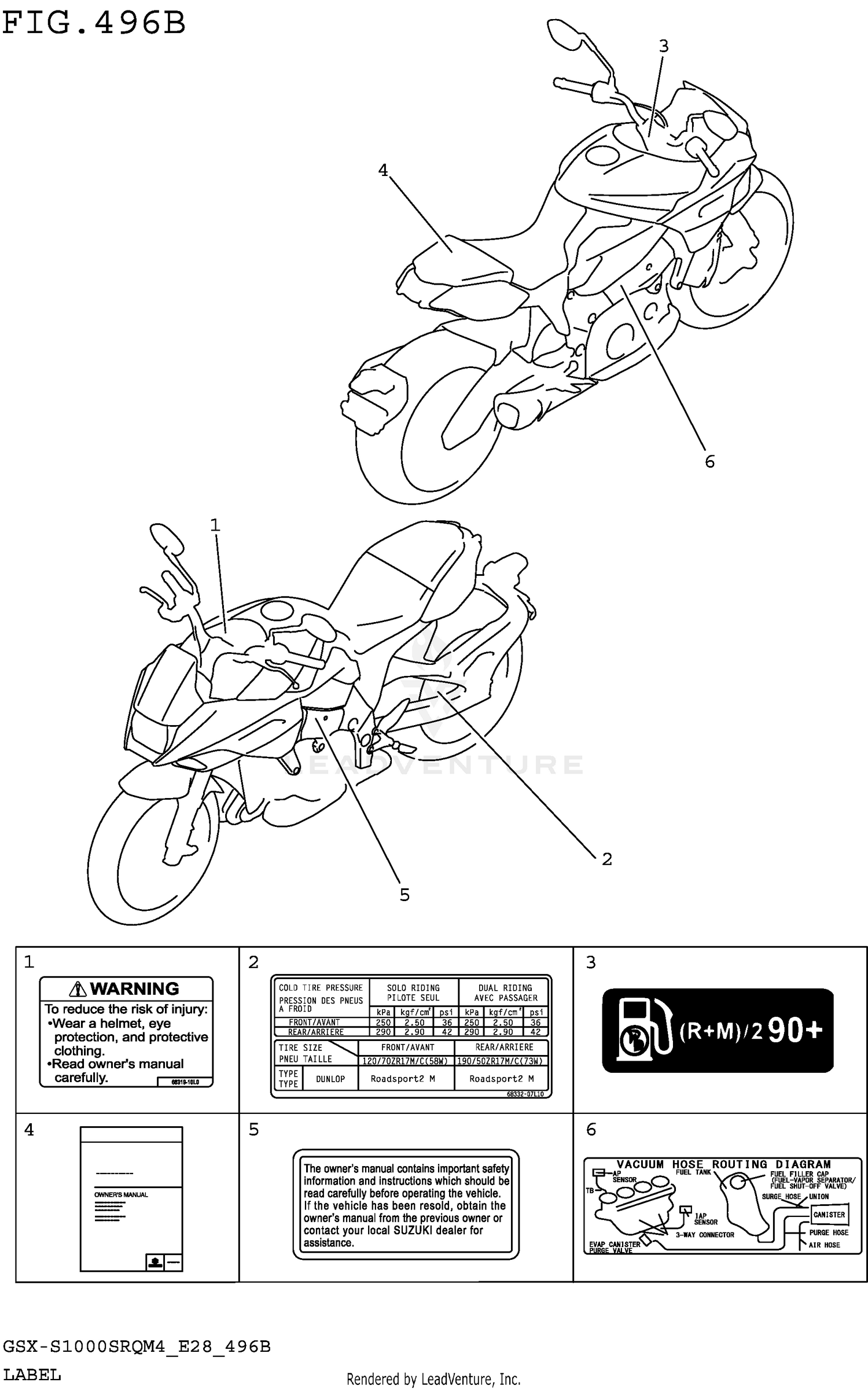 LABEL (GSX-S1000SRQM4 E33)