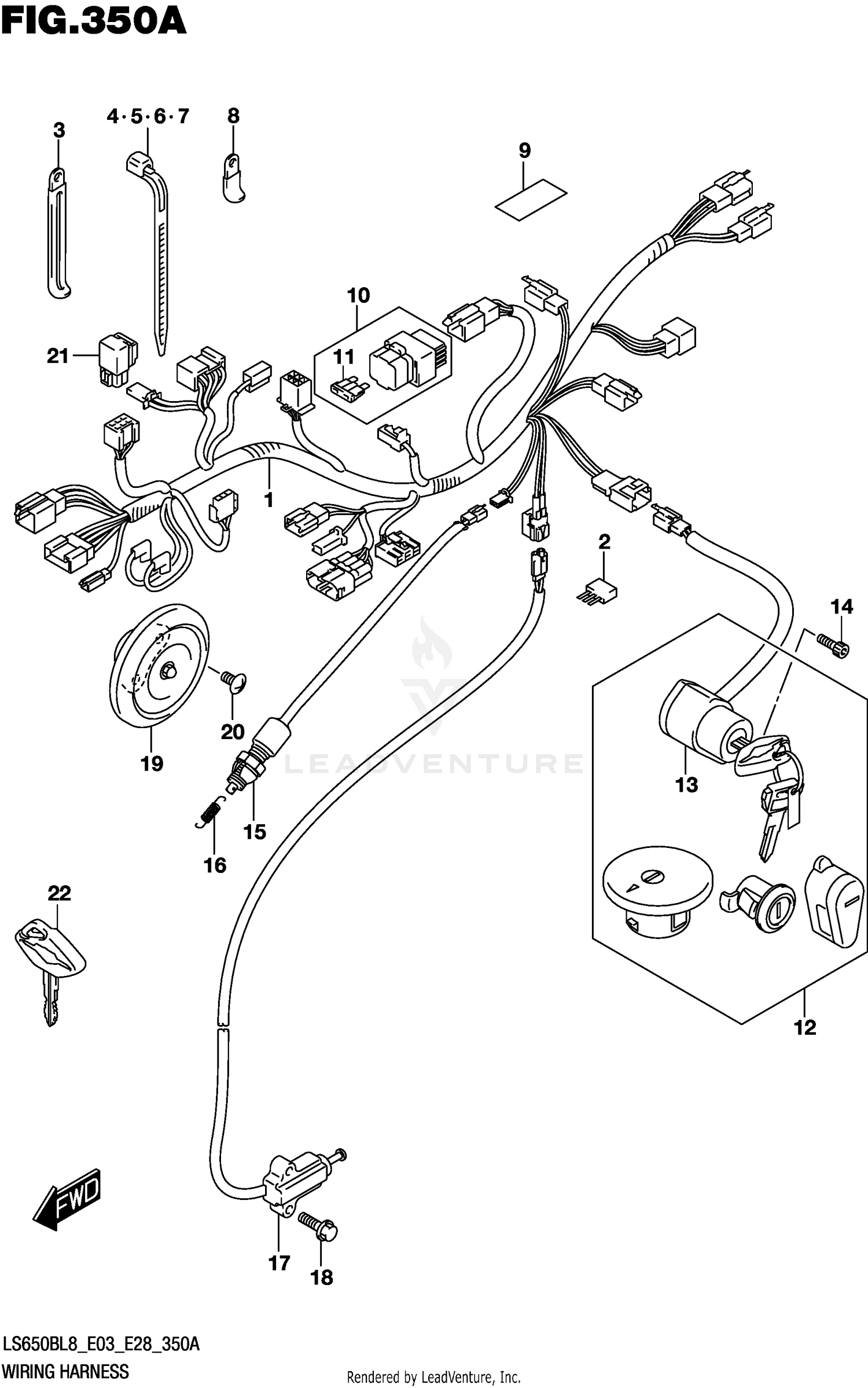 WIRING HARNESS (LS650BL8 E03)