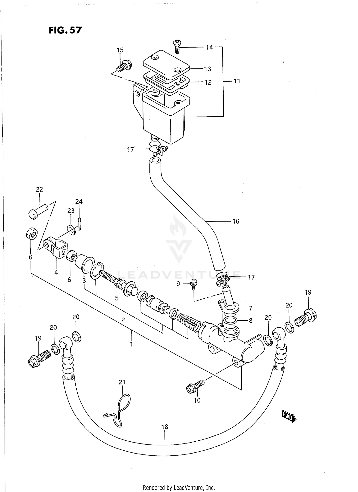 REAR MASTER CYLINDER