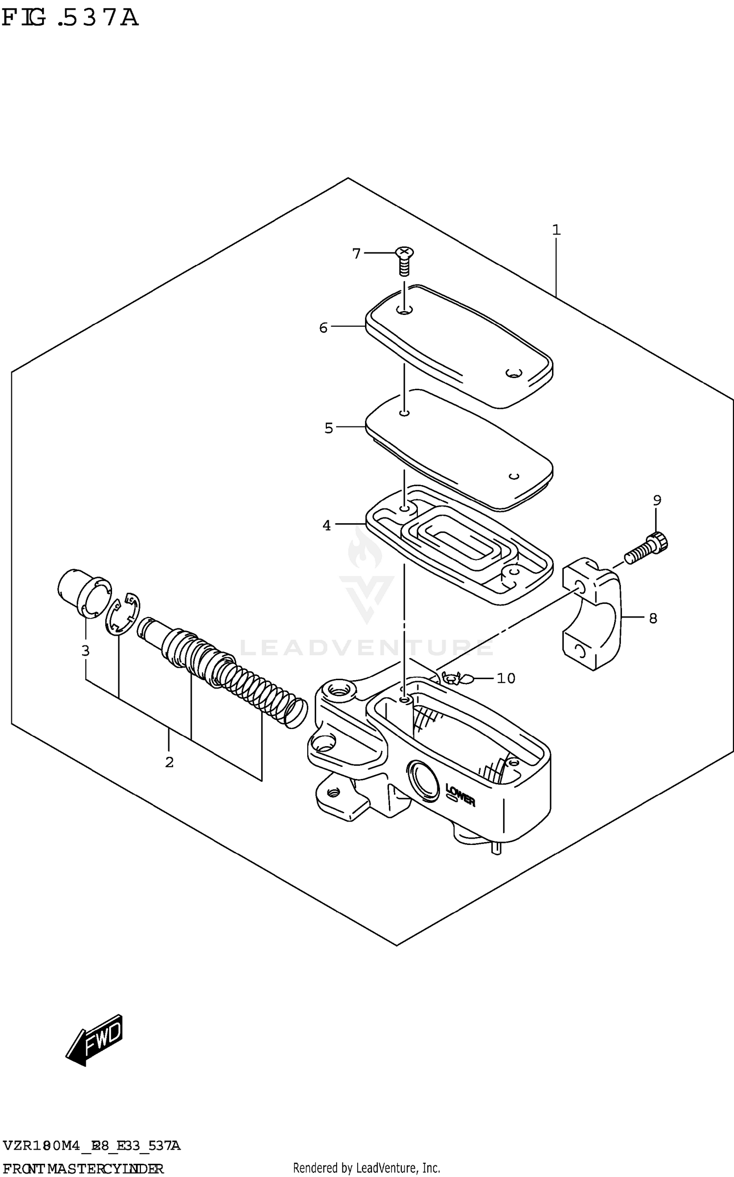 FRONT MASTER CYLINDER (VZR1800BZ)