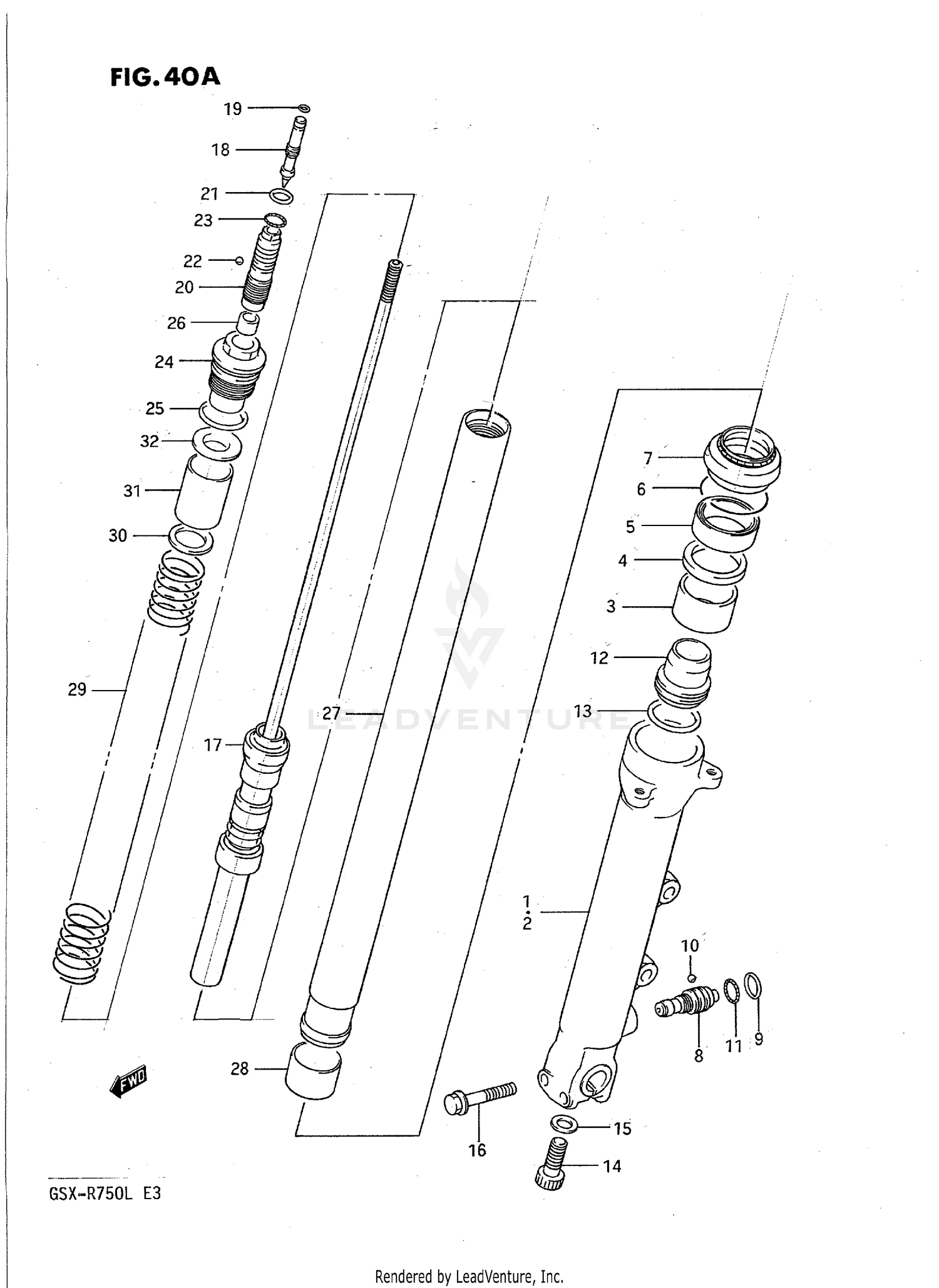 FRONT DAMPER (MODEL K/L)