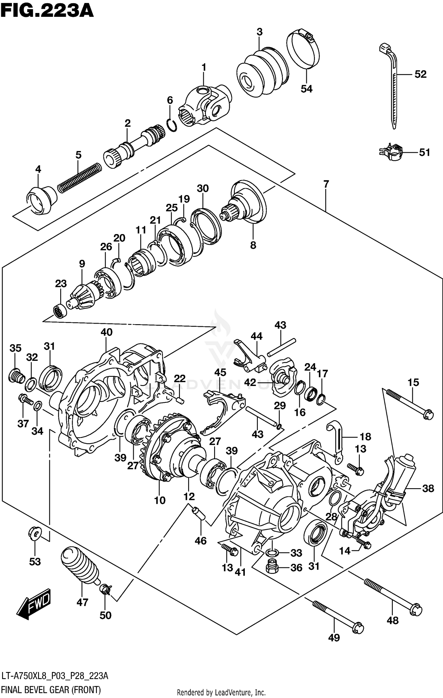 FINAL BEVEL GEAR (FRONT)