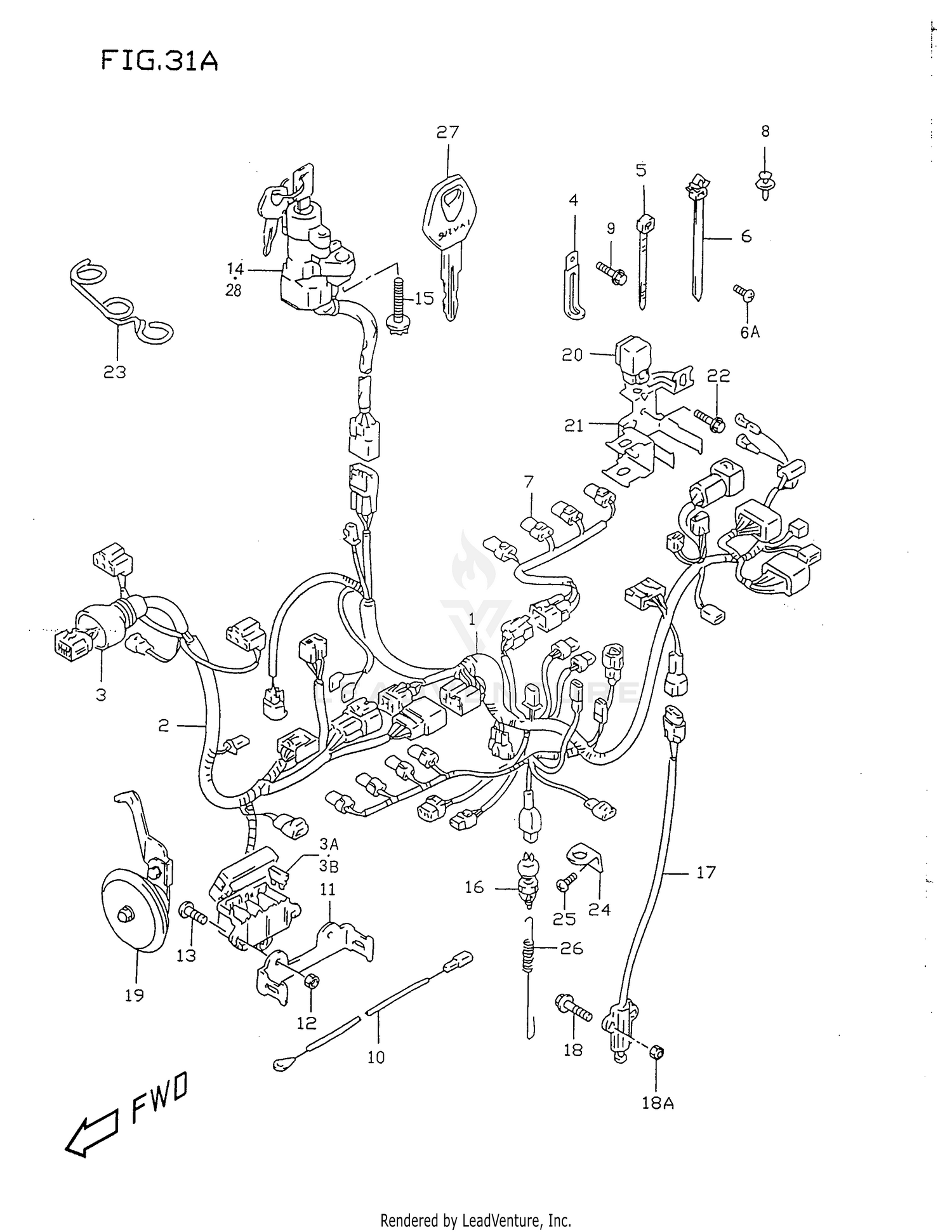 WIRING HARNESS (MODEL W/X)