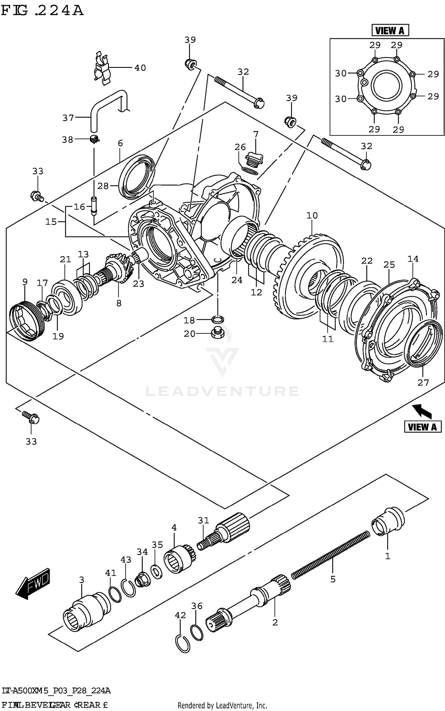 FINAL BEVEL GEAR (REAR)