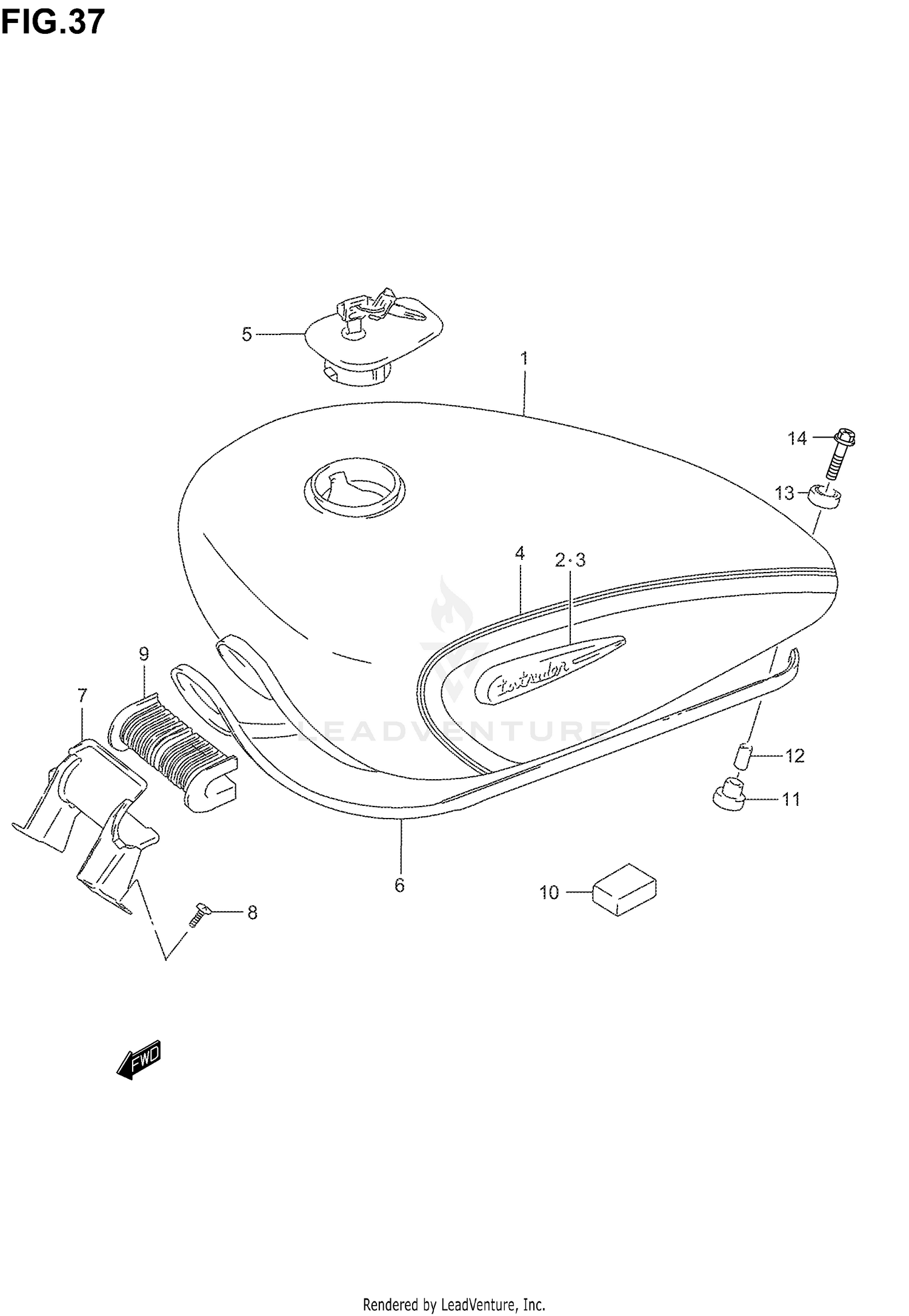 FUEL TANK (MODEL K1)