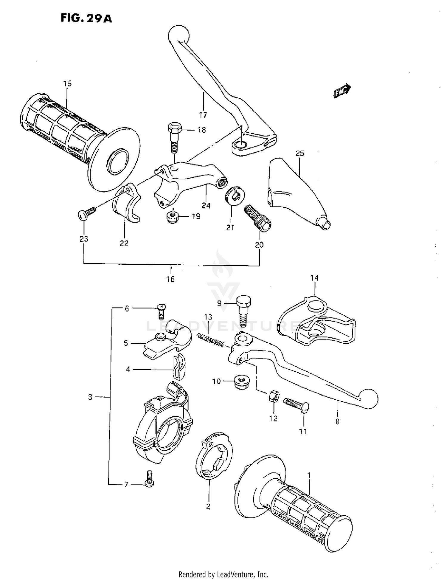 HANDLE SWITCH (K/L/M/N/P/R)