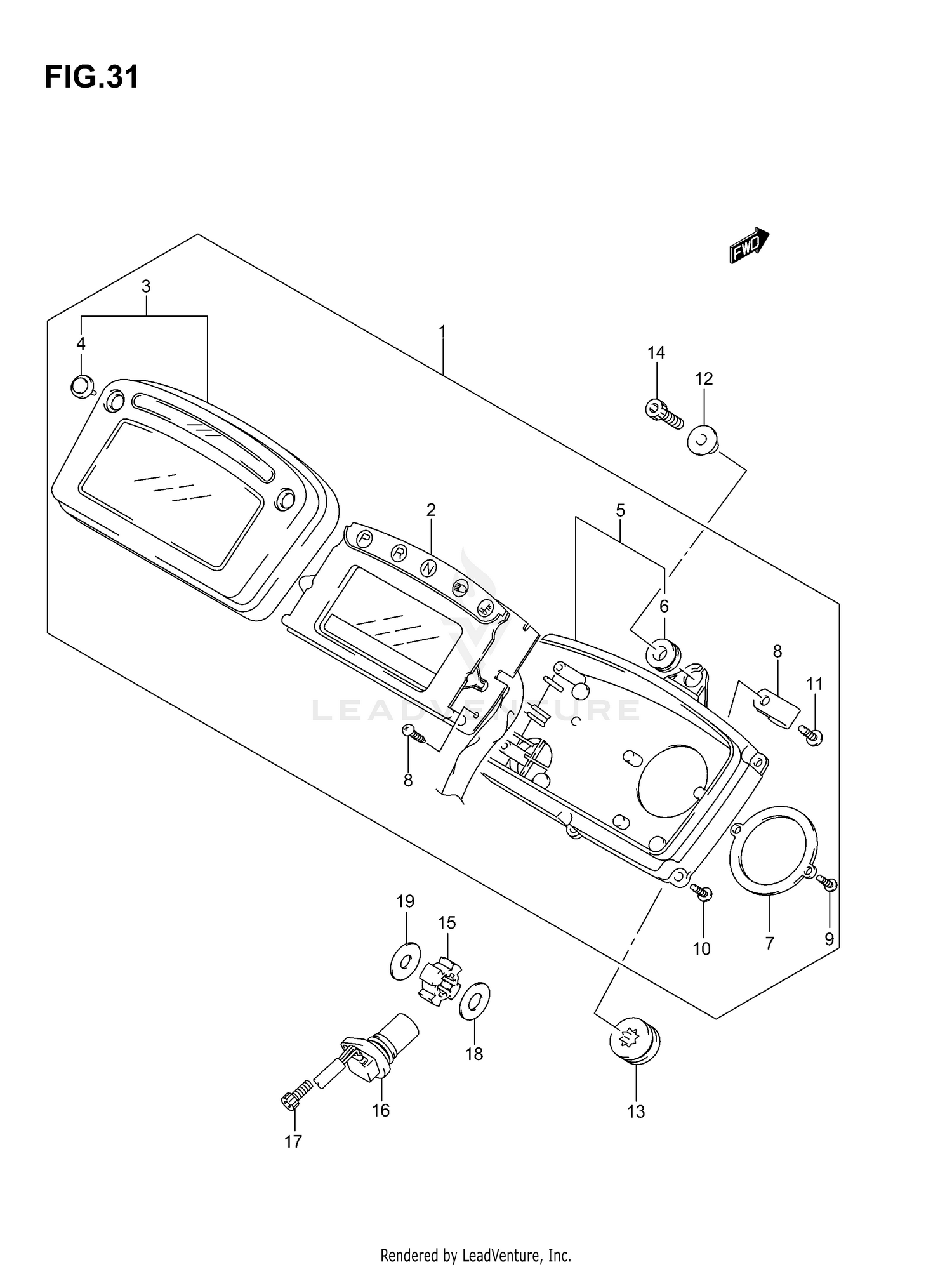 SPEEDOMETER (MODEL K4/K5)