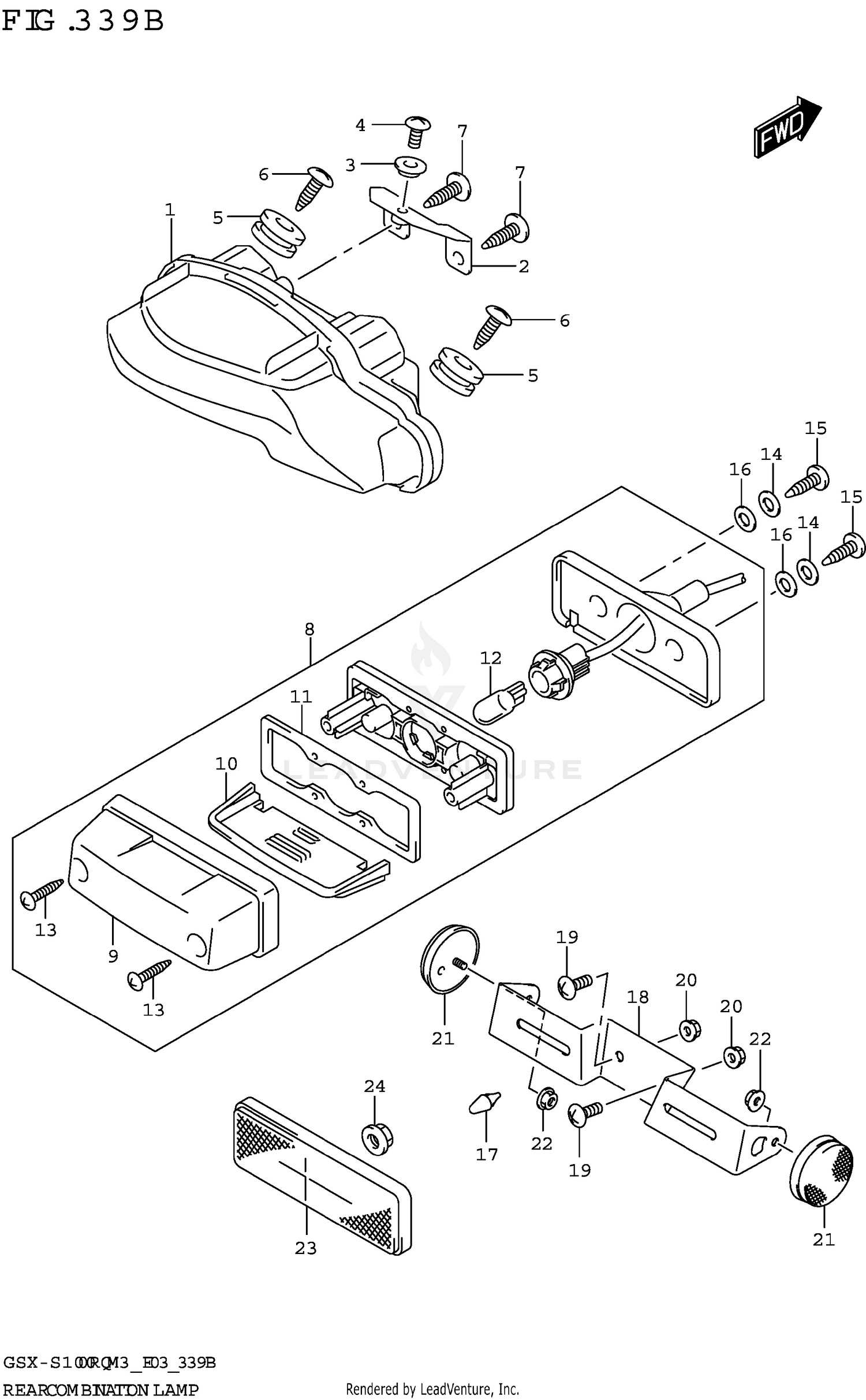 REAR COMBINATION LAMP