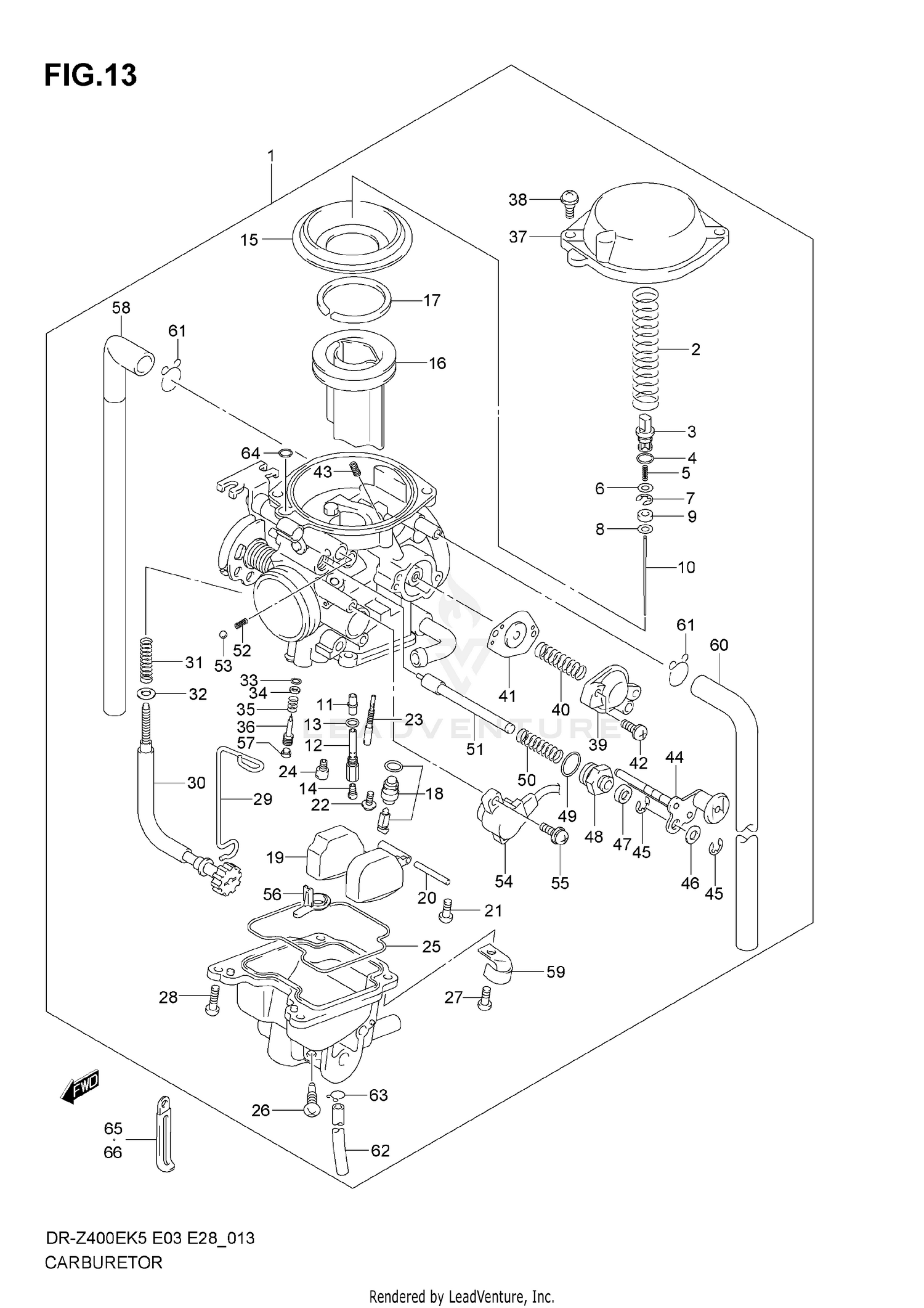 CARBURETOR (FOR E33)