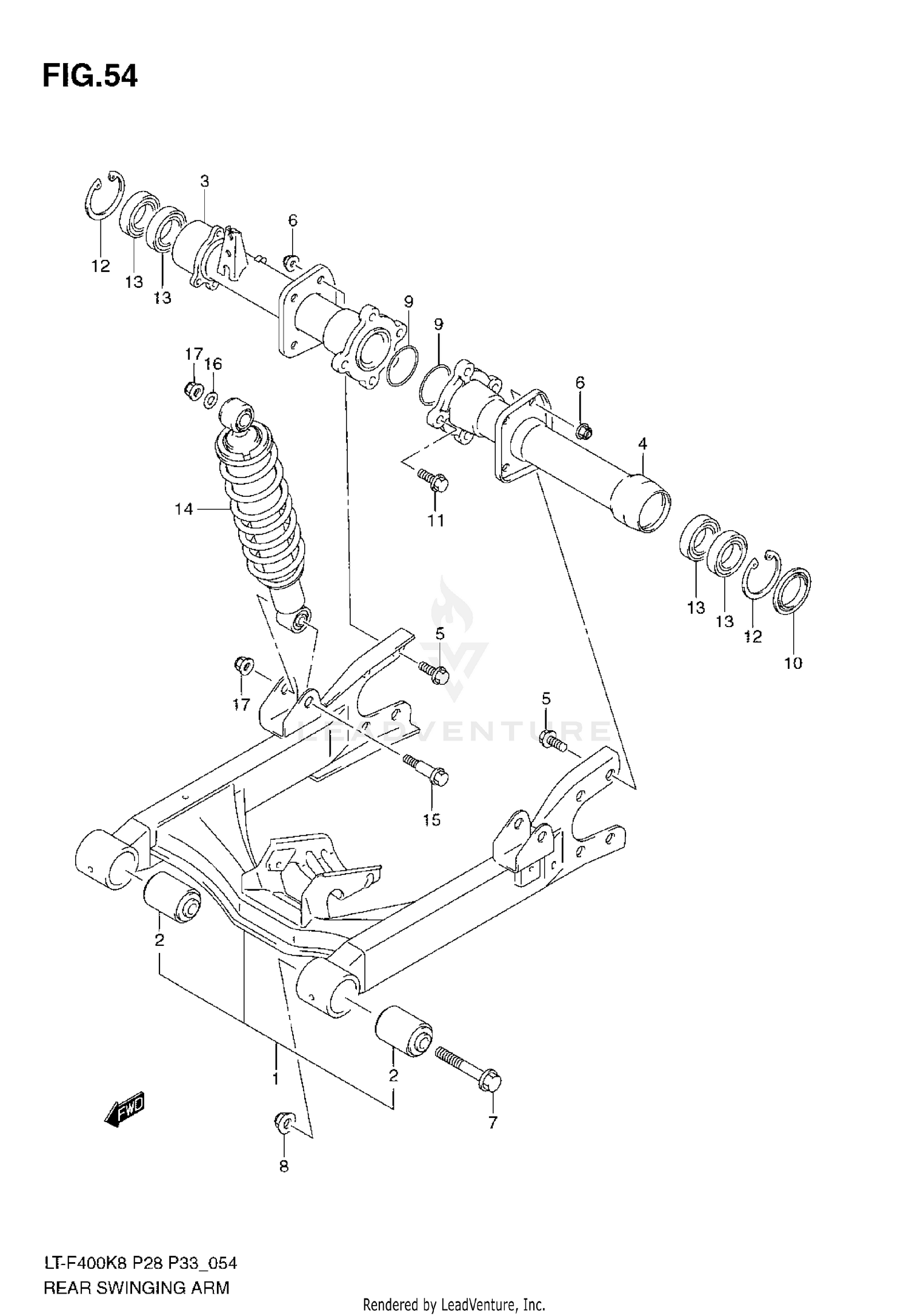 REAR SWINGINGARM