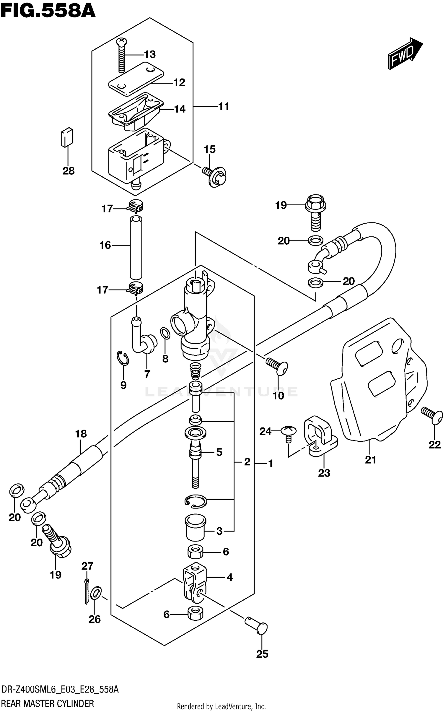 REAR MASTER CYLINDER