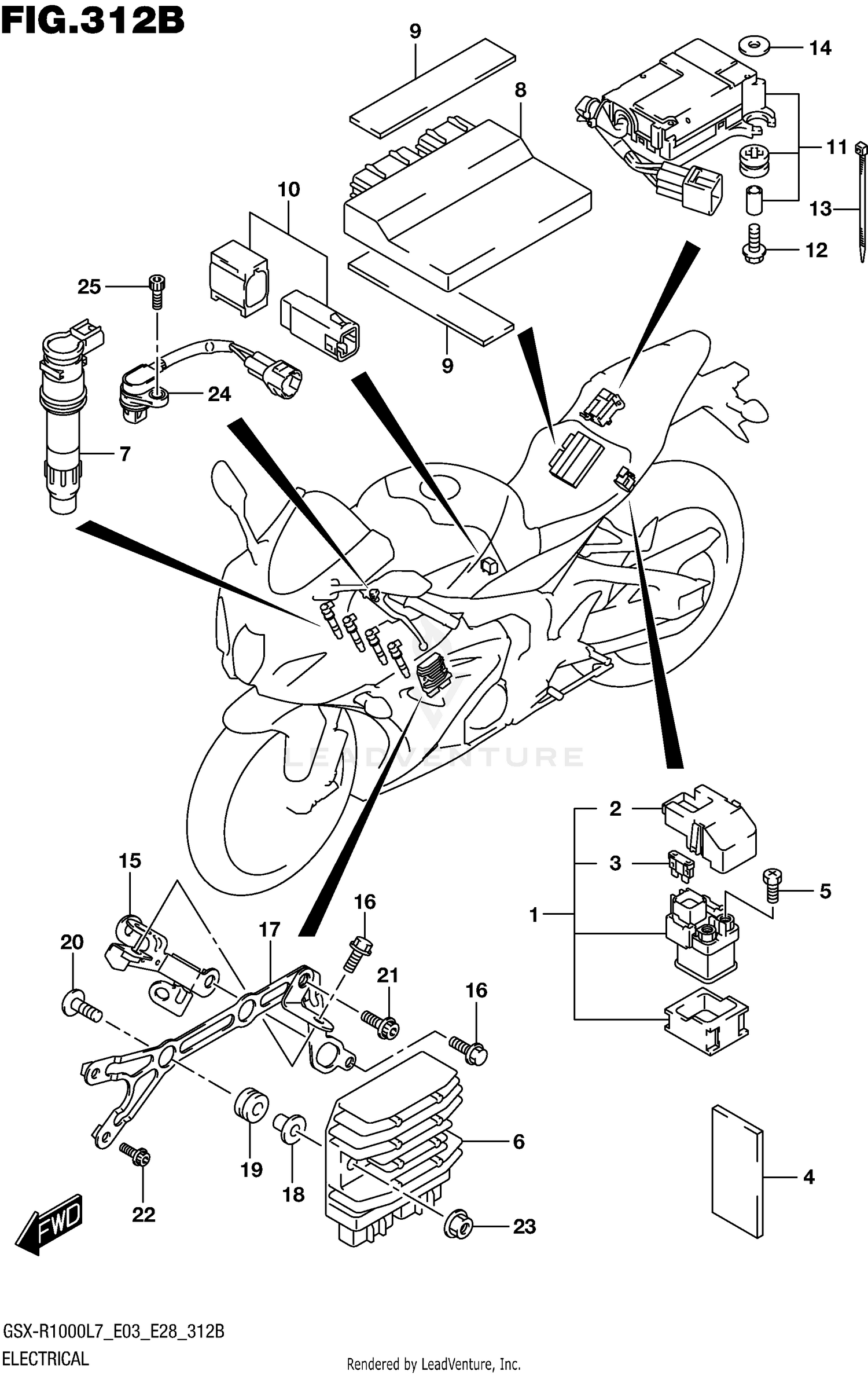 ELECTRICAL (GSX-R1000L7 E28)