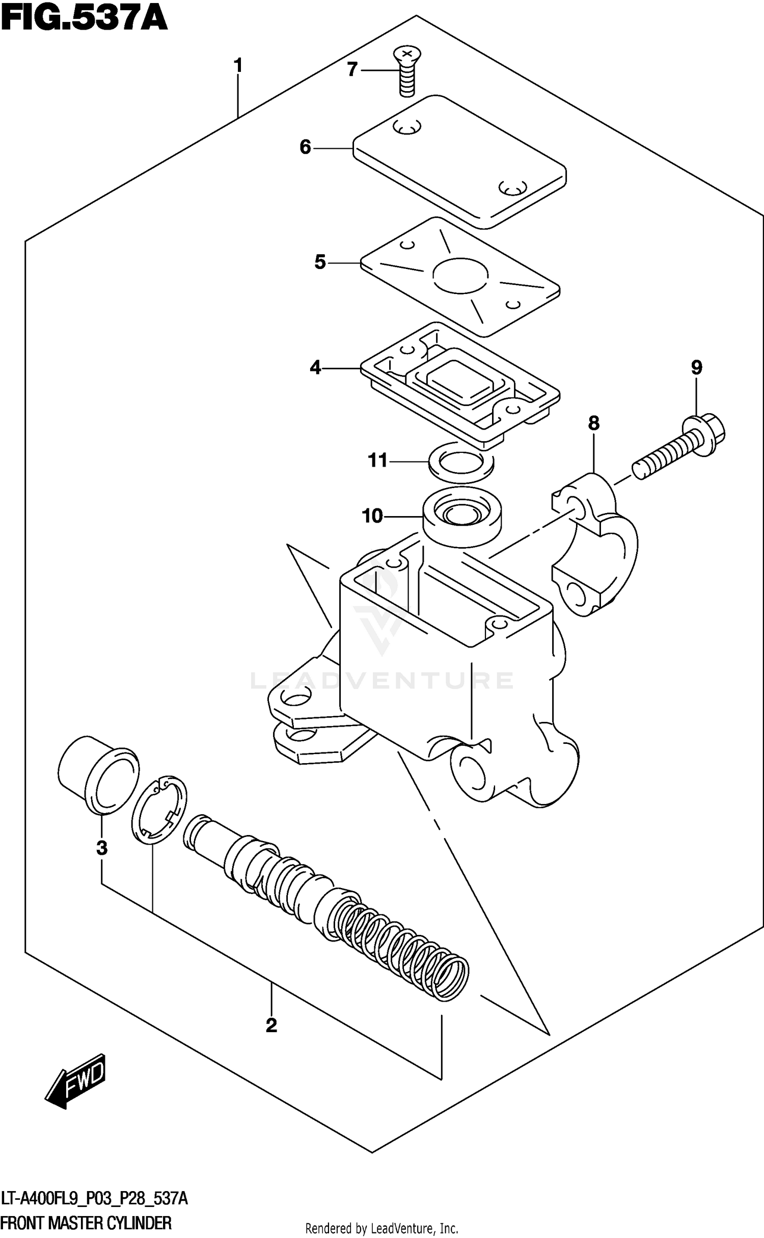 FRONT MASTER CYLINDER