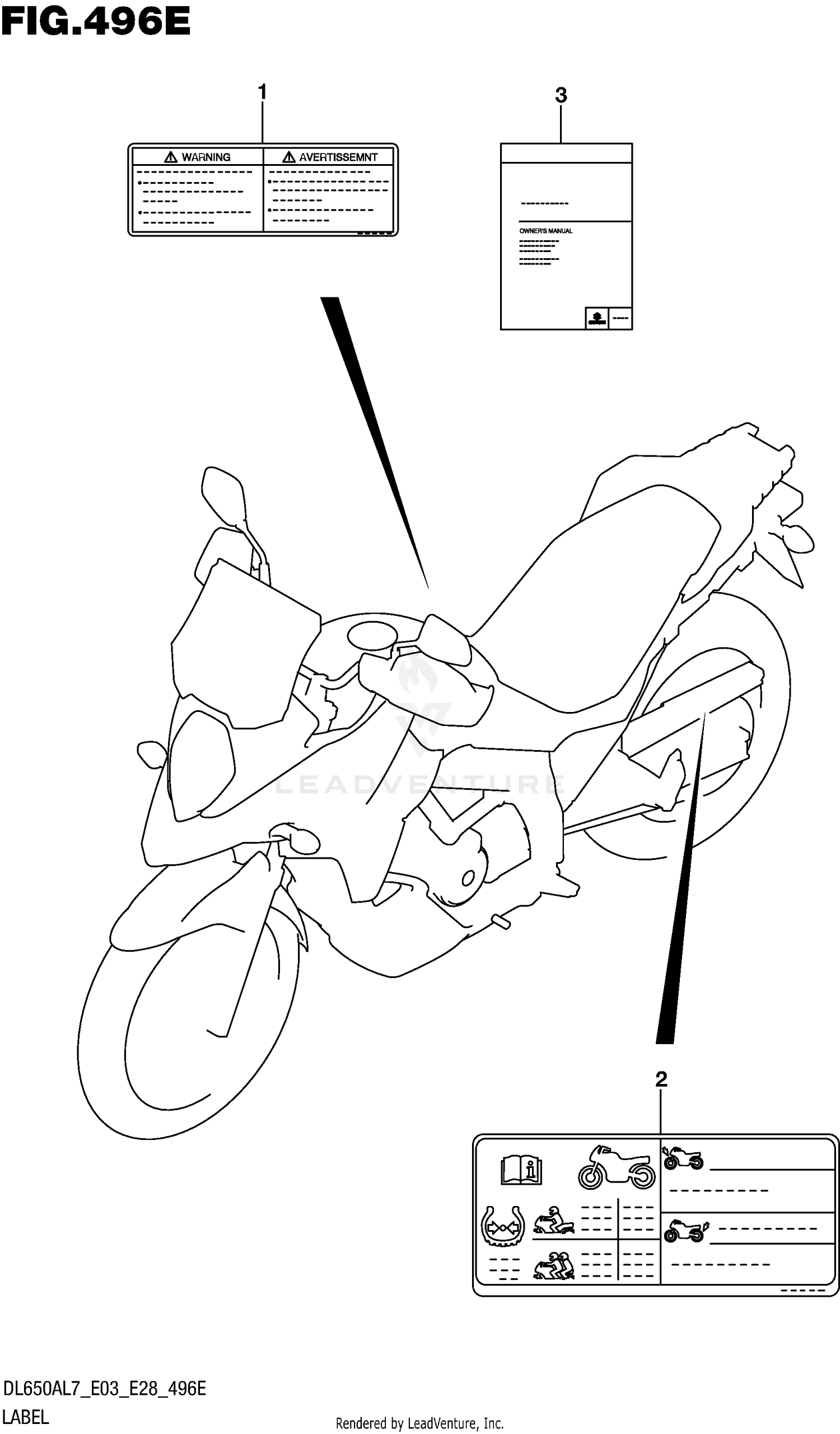 LABEL (DL650XAL7 E28)