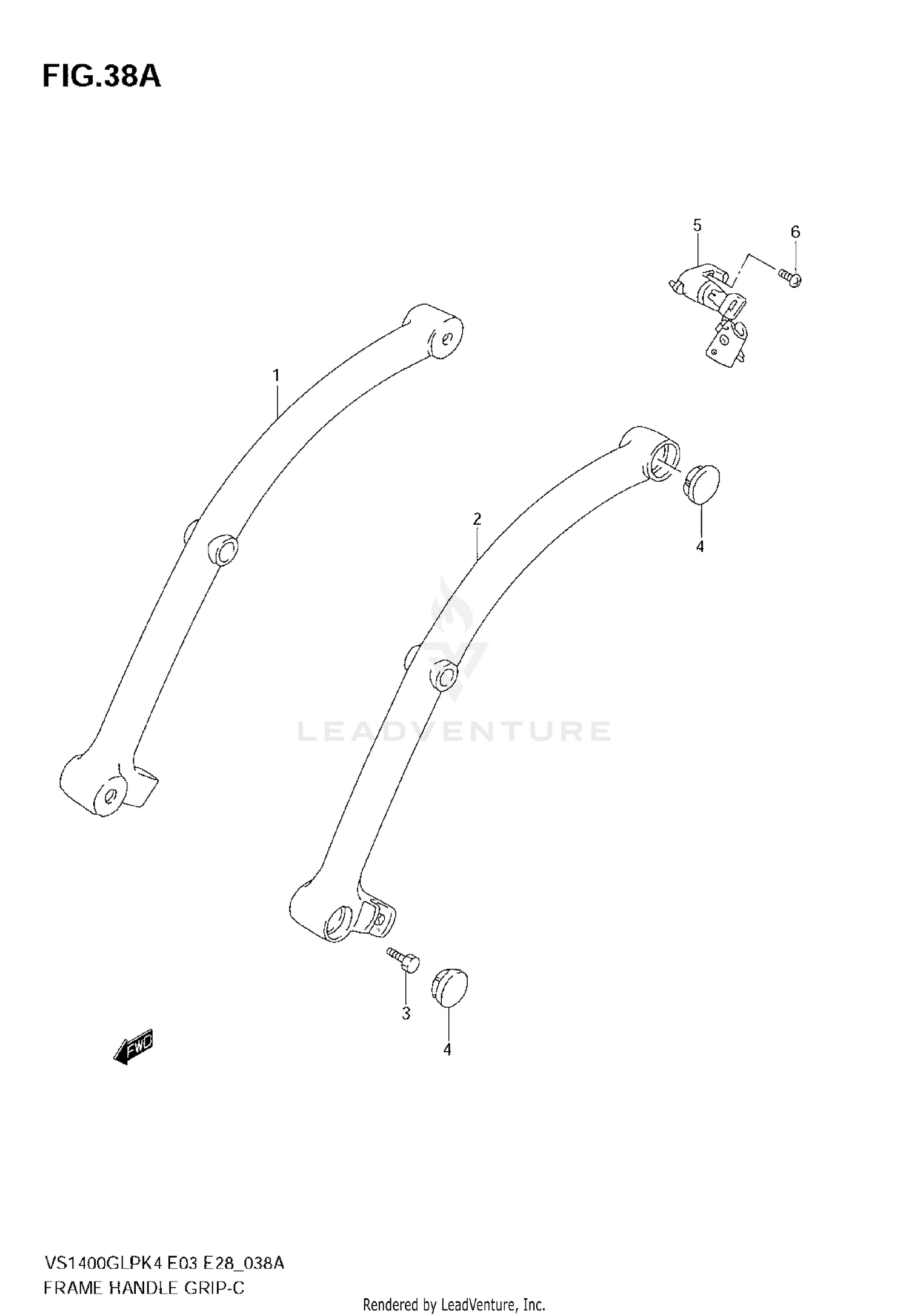 FRAME HANDLE GRIP (MODEL K5/K6/K7/K8)