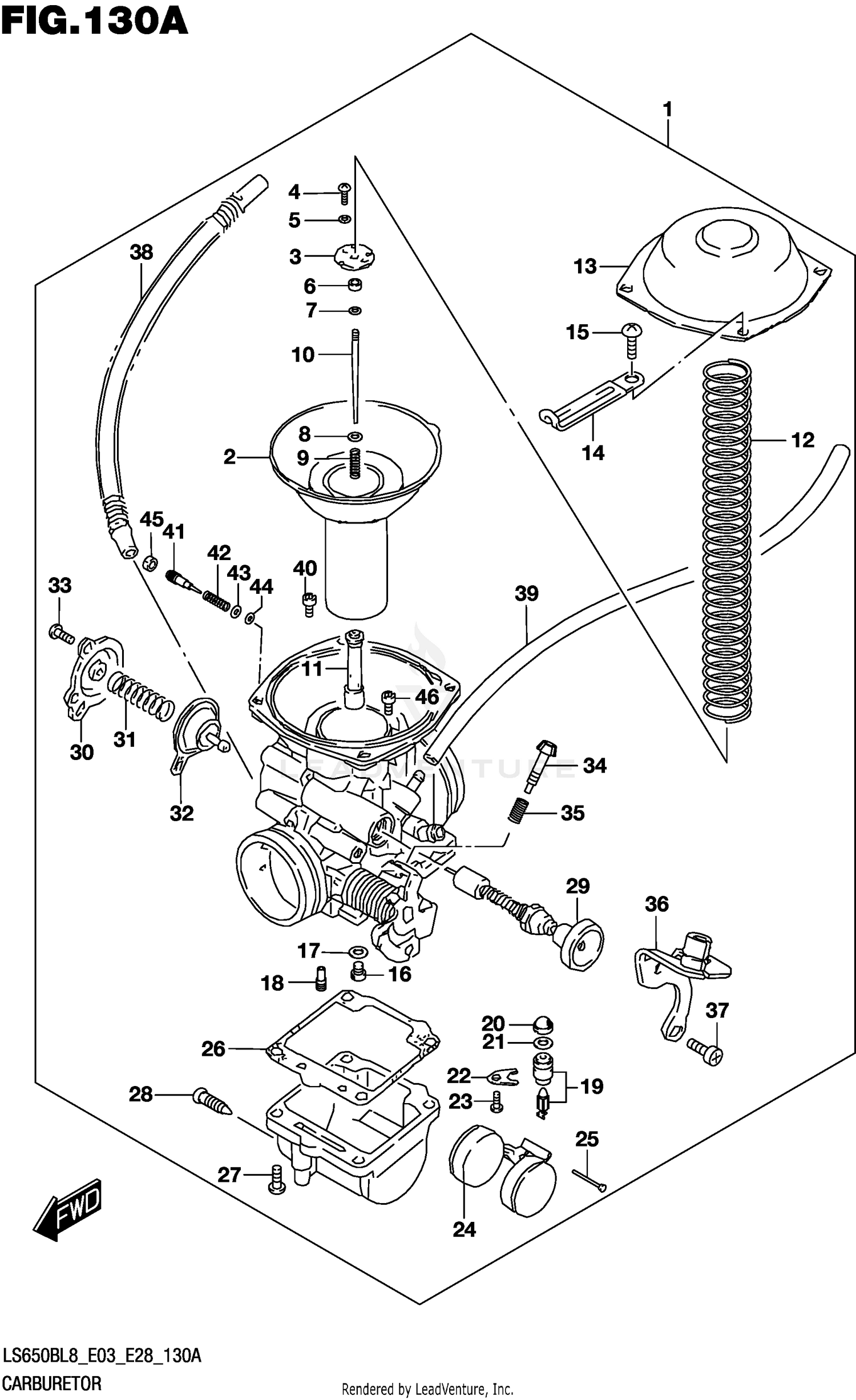 CARBURETOR (LS650BL8 E03)